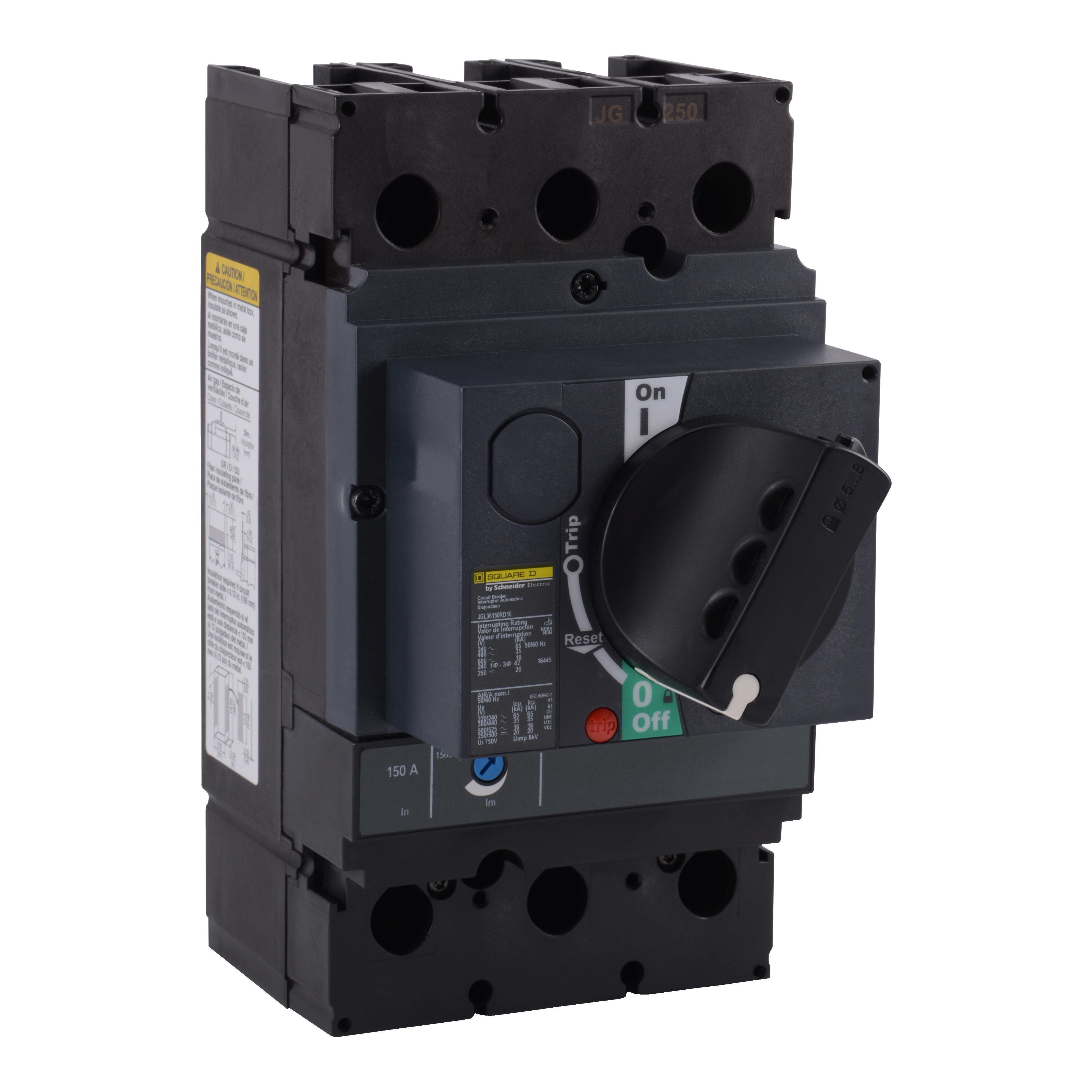 Square D™ JGL36150RD10 Molded Case Circuit Breakers