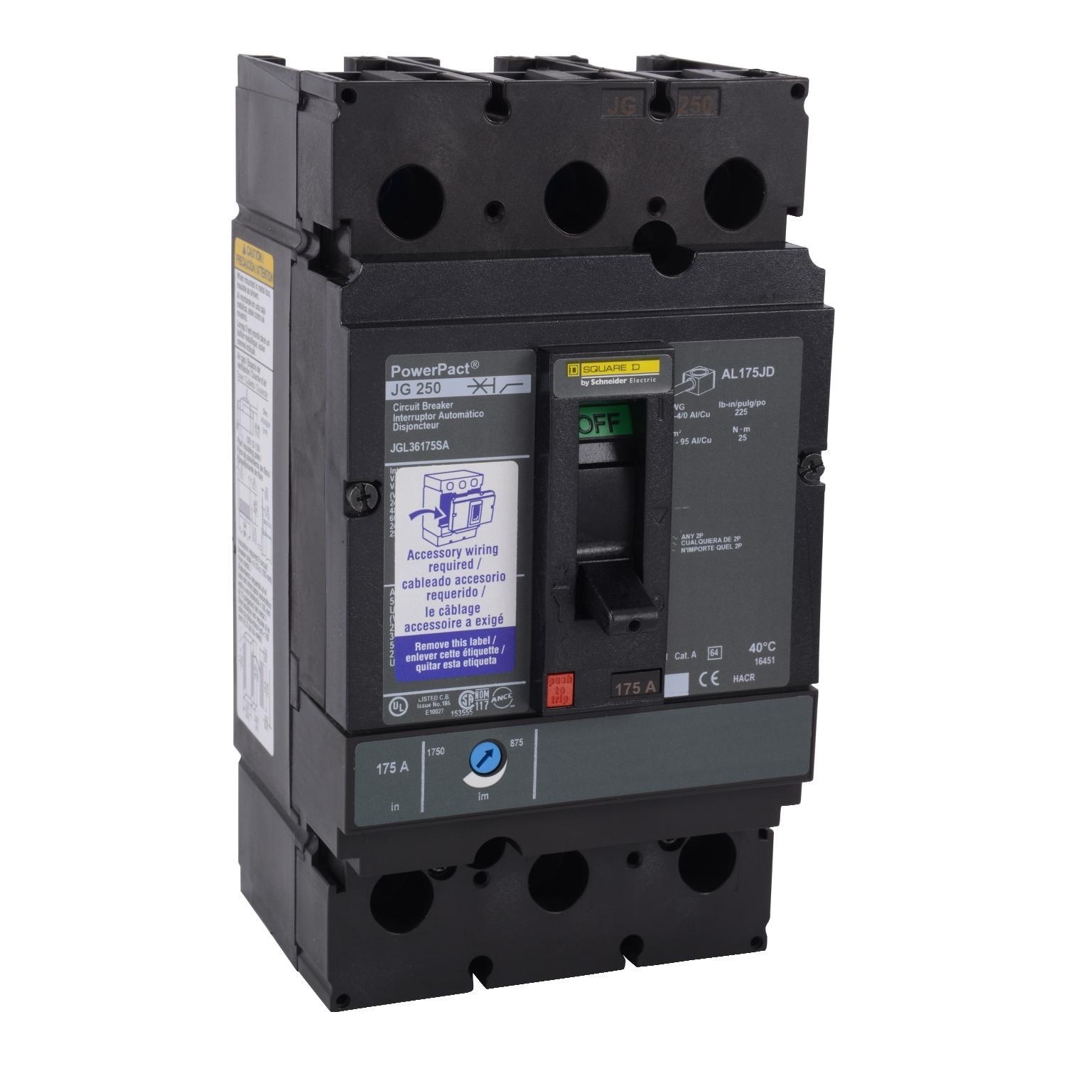Square D™ JGL36250AA Molded Case Circuit Breakers