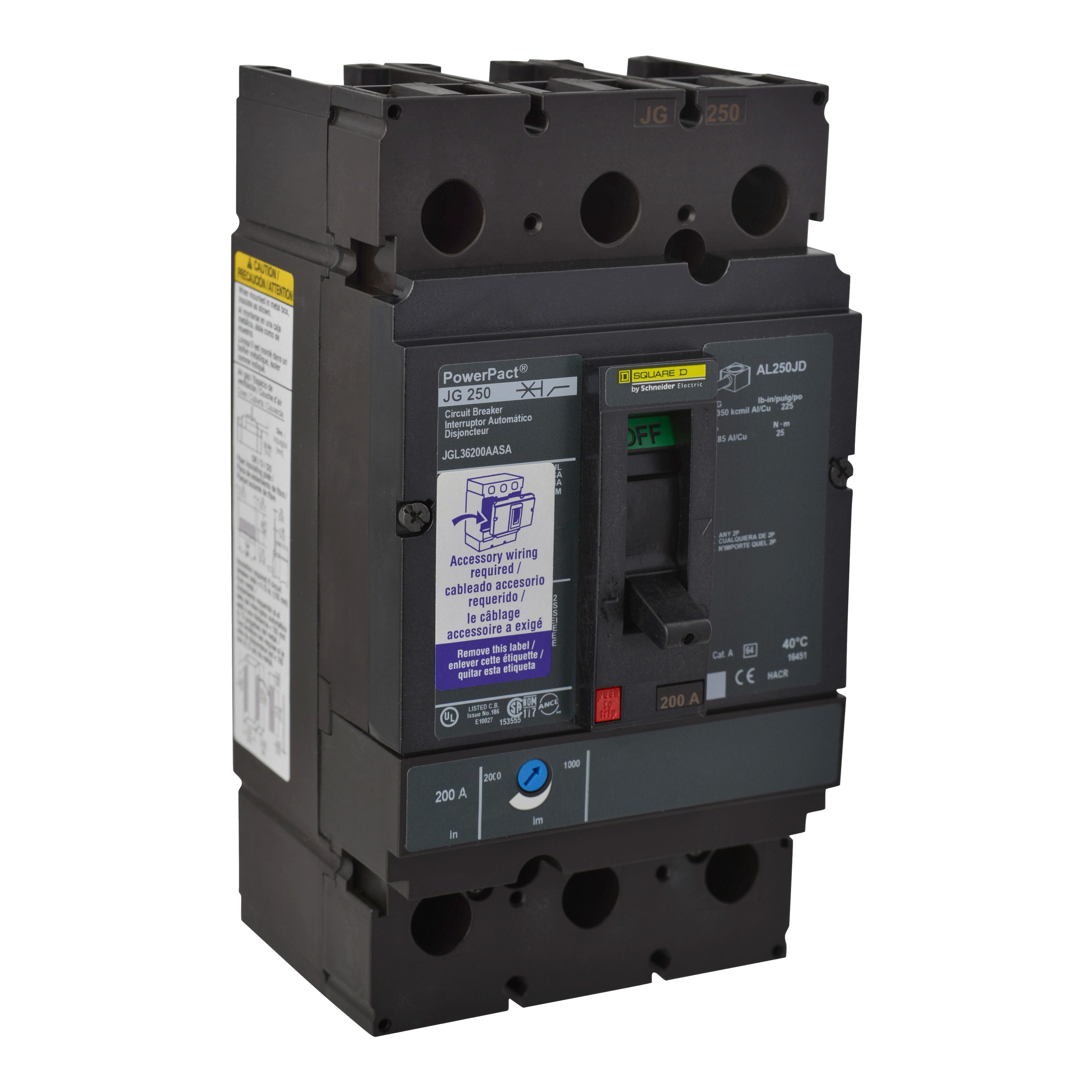 Square D™ JGL36250SALU Molded Case Circuit Breakers