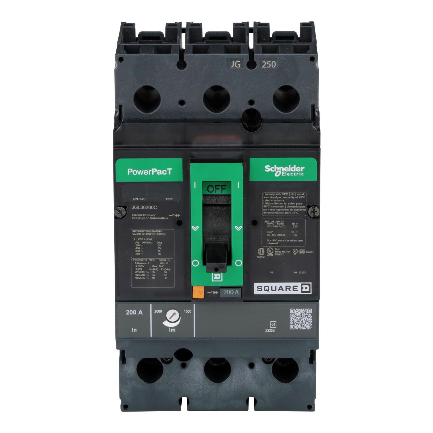 Square D™ JGL36200C Molded Case Circuit Breakers