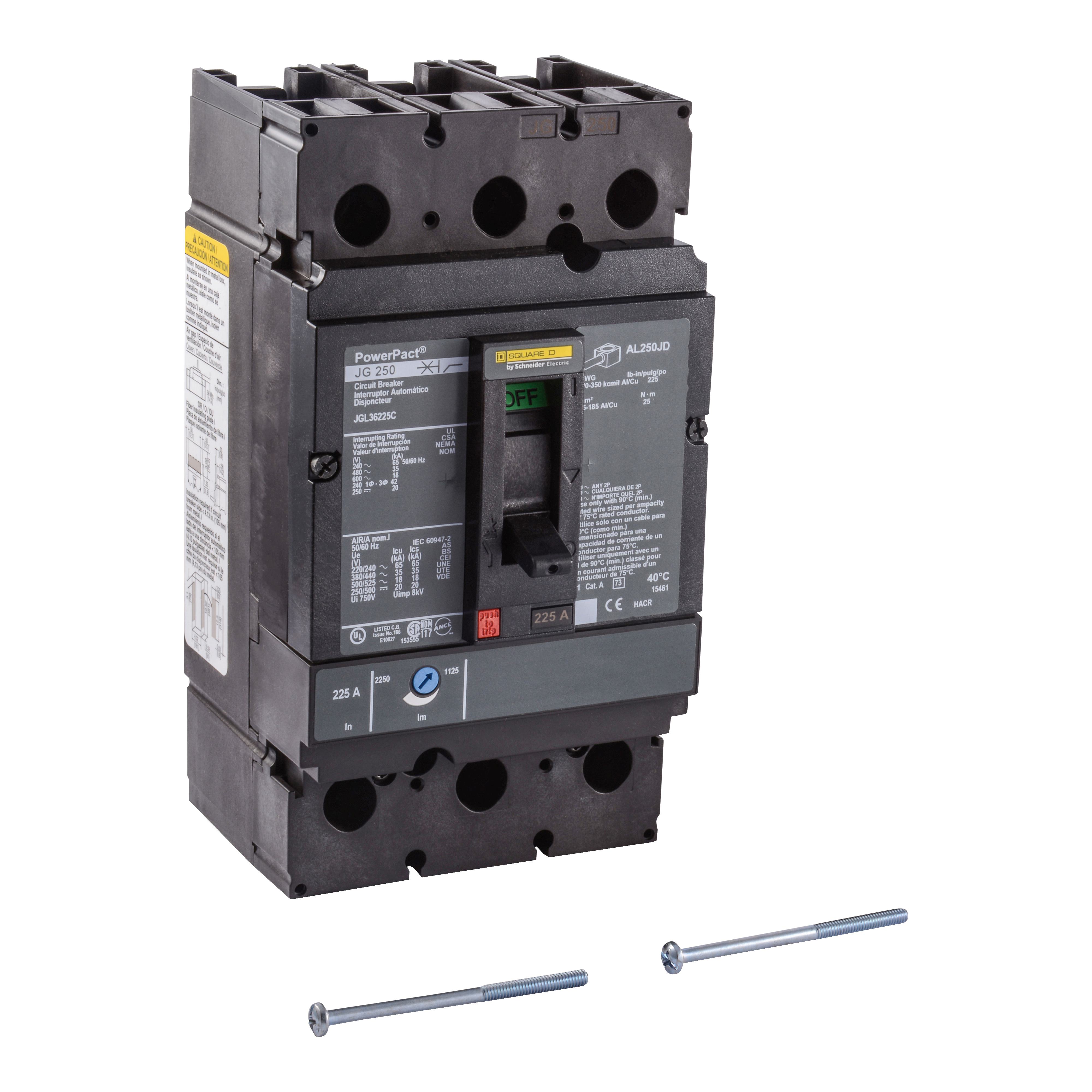 Square D™ JGL36225C Molded Case Circuit Breakers