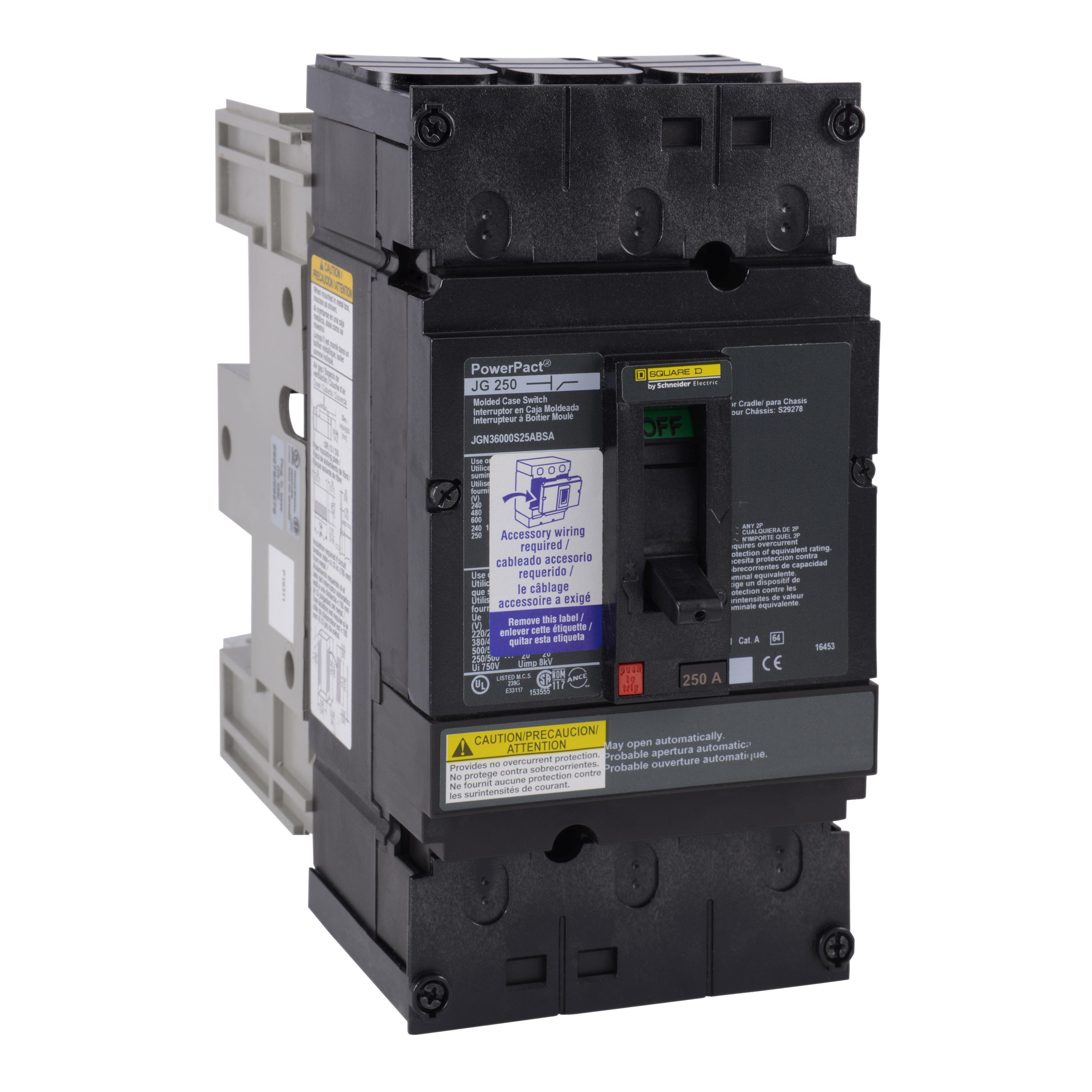 Square D™ JGN36000S25 Molded Case Circuit Breakers