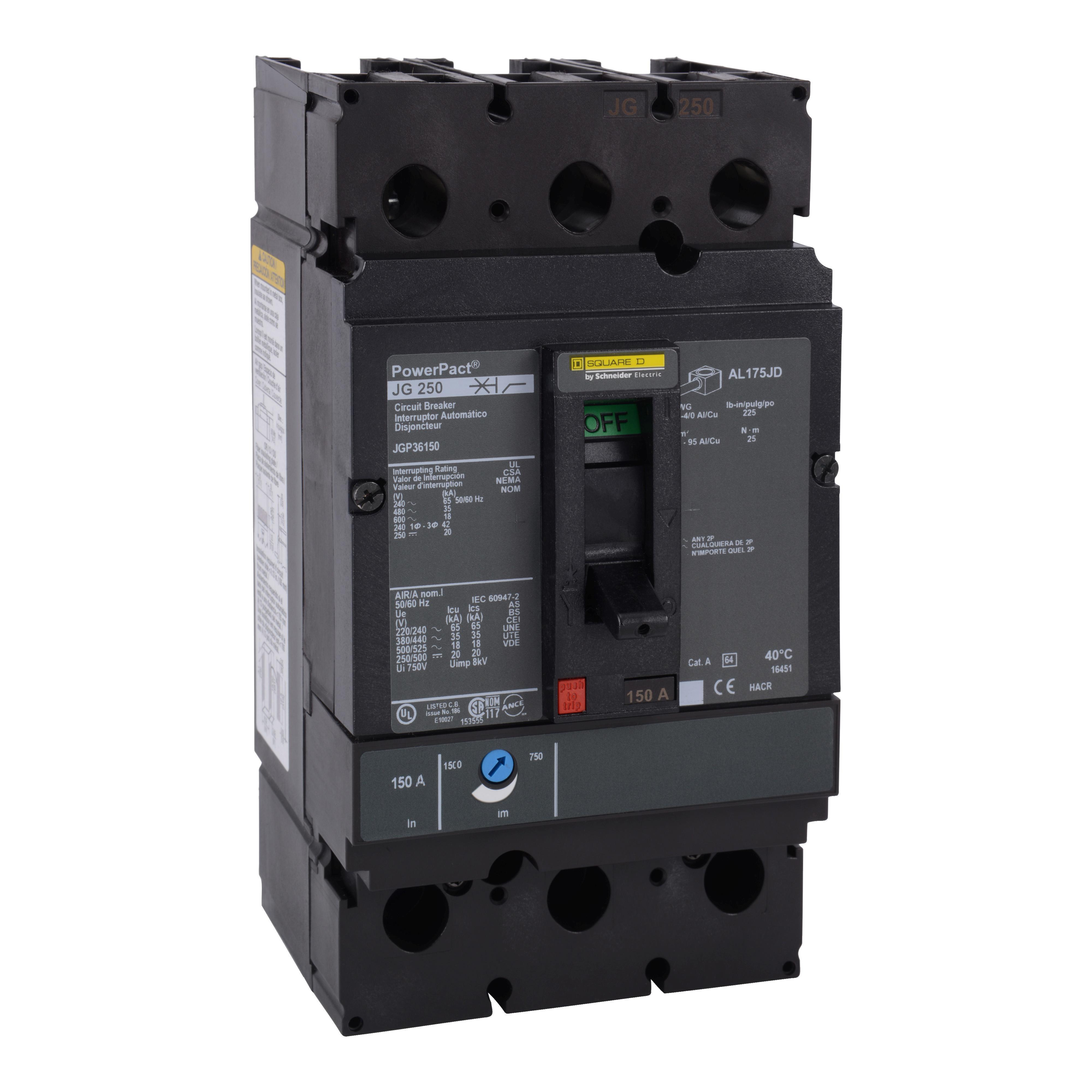 Square D™ JGP36250 Molded Case Circuit Breakers