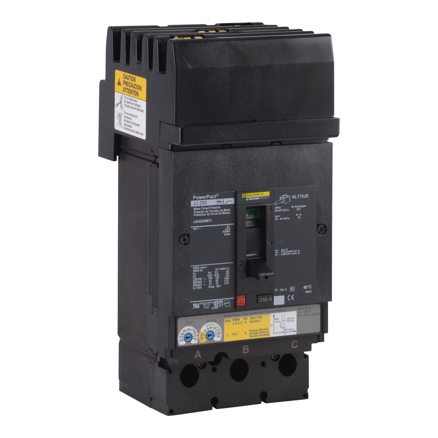 Square D™ JJA36250M75 Motor Circuit Protectors