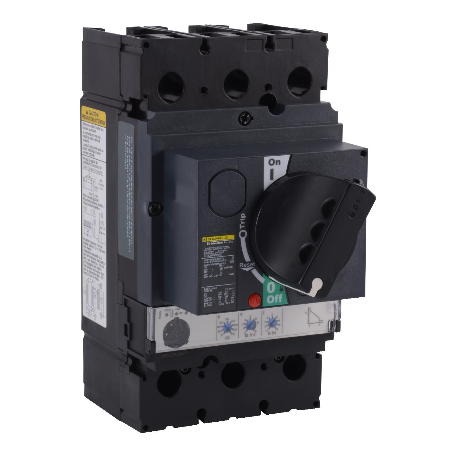 Square D™ JJF36250U31XRD10 Molded Case Circuit Breakers