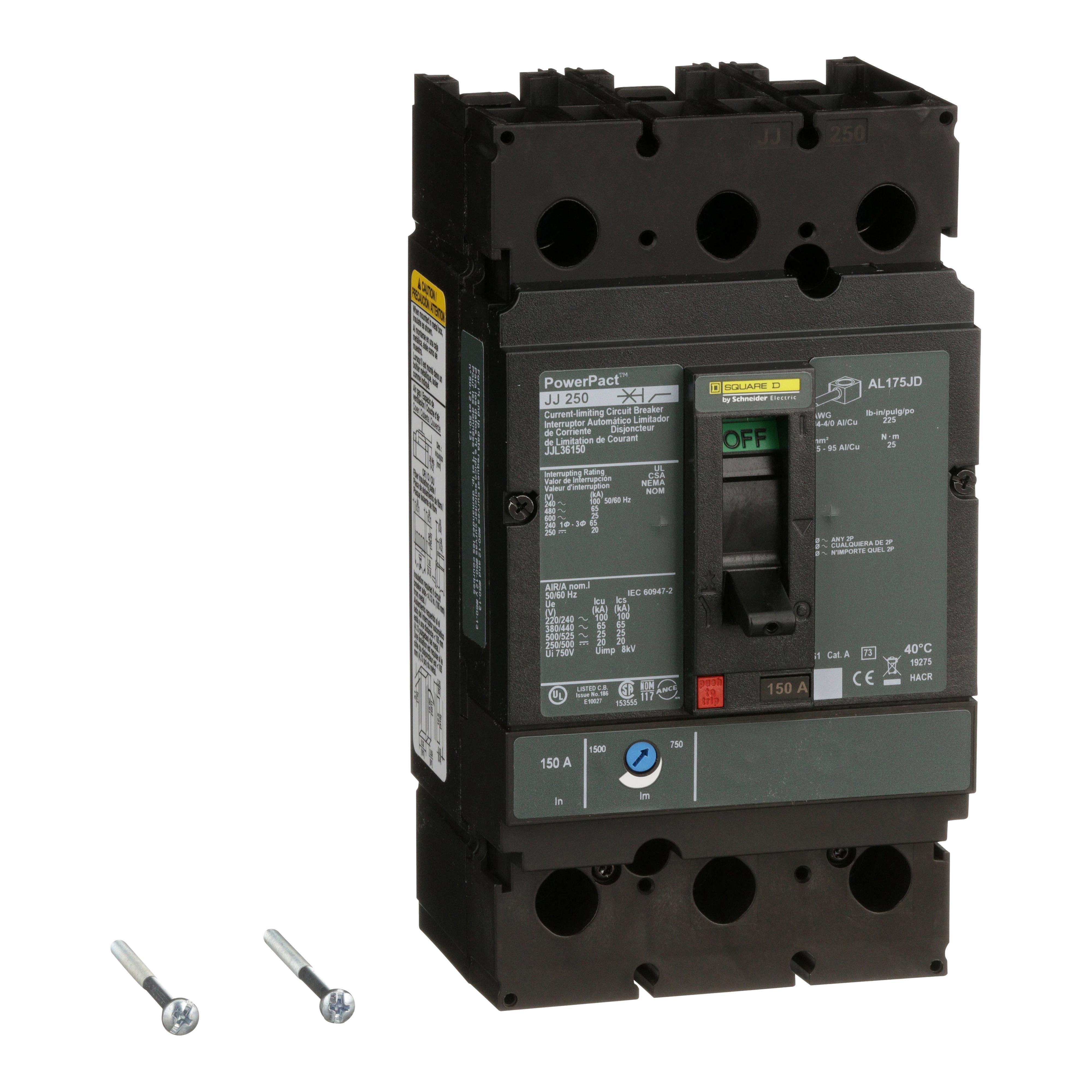 Square D™ JJL36150 Molded Case Circuit Breakers