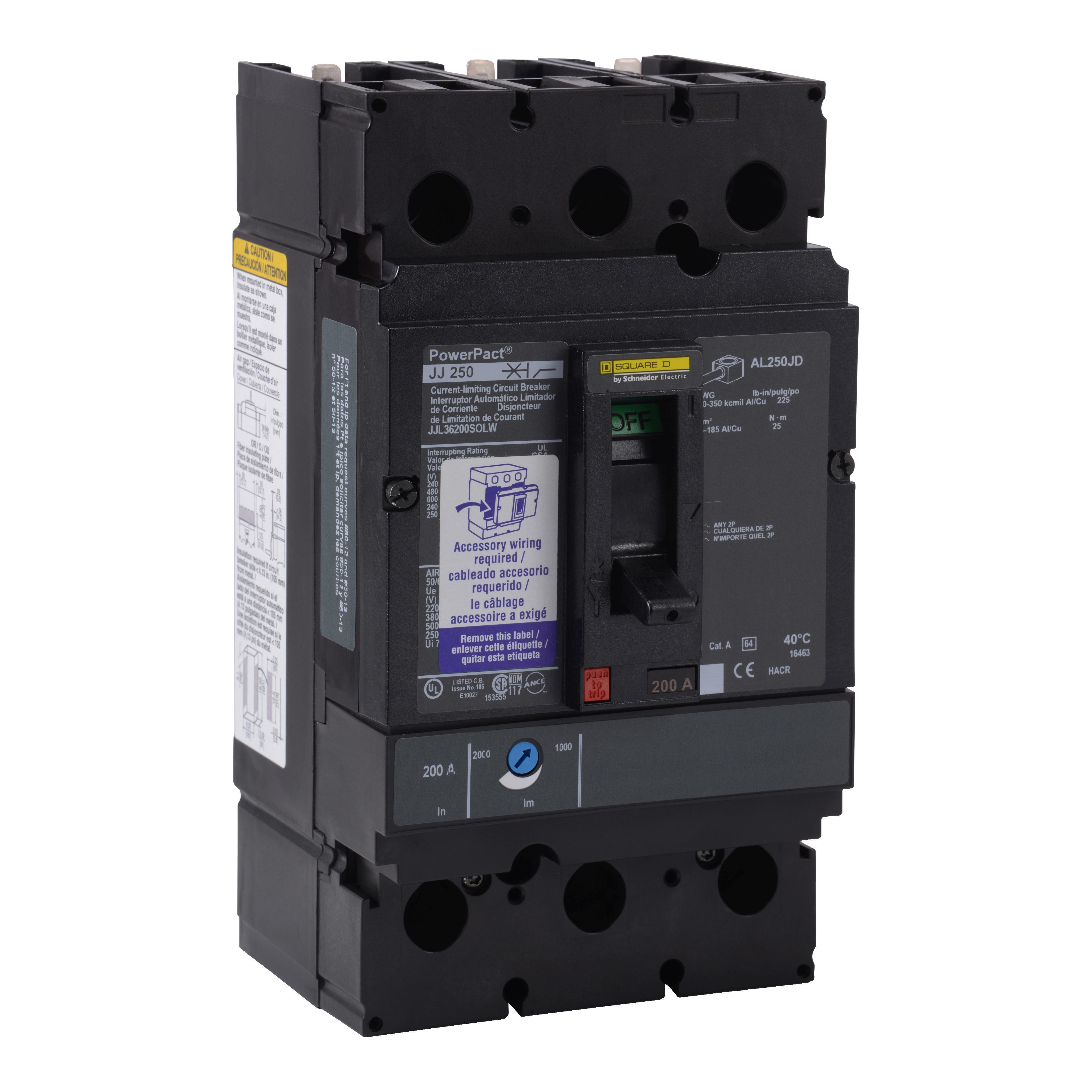 Square D™ JJL36200SOLW Molded Case Circuit Breakers