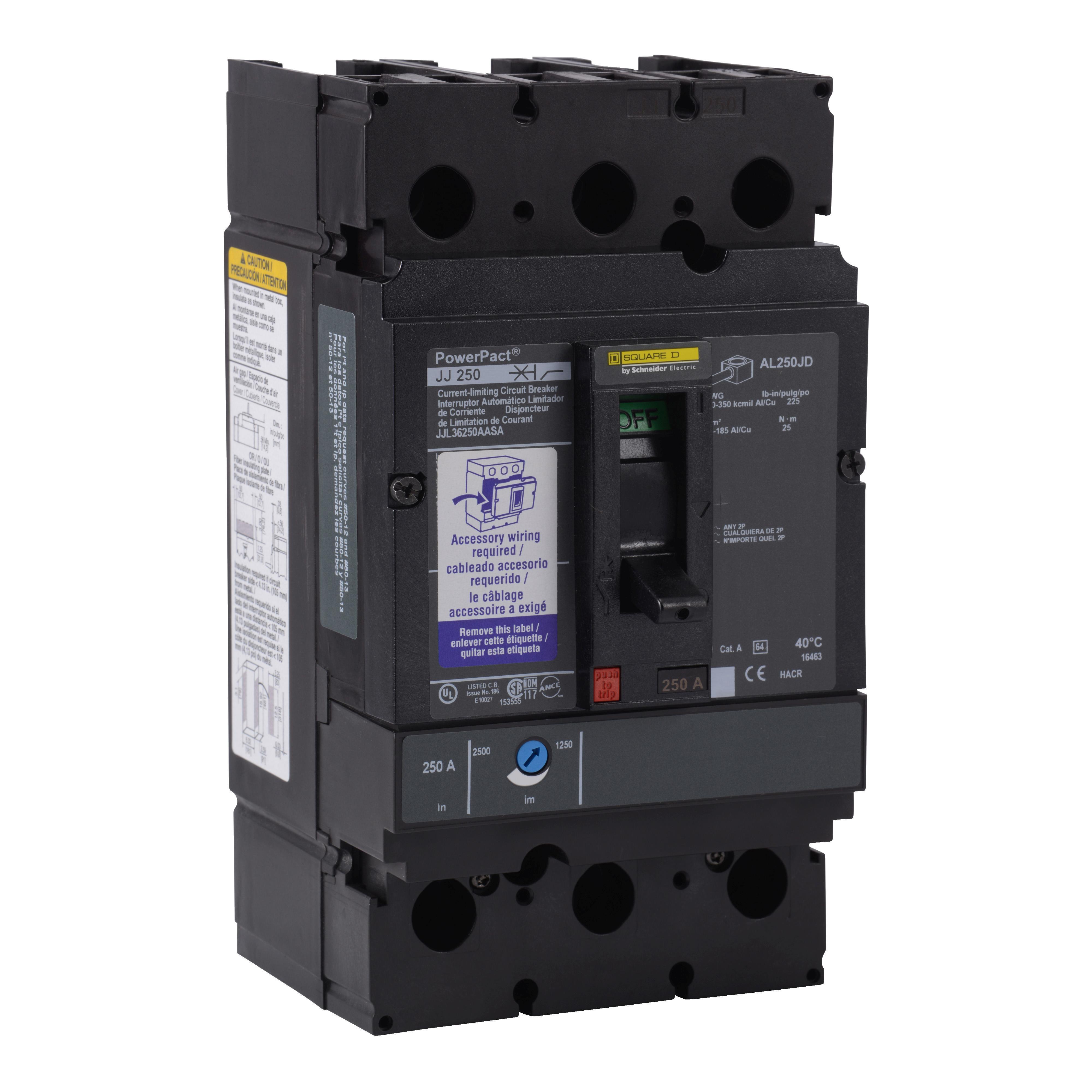 Square D™ JJL36250AASA Molded Case Circuit Breakers