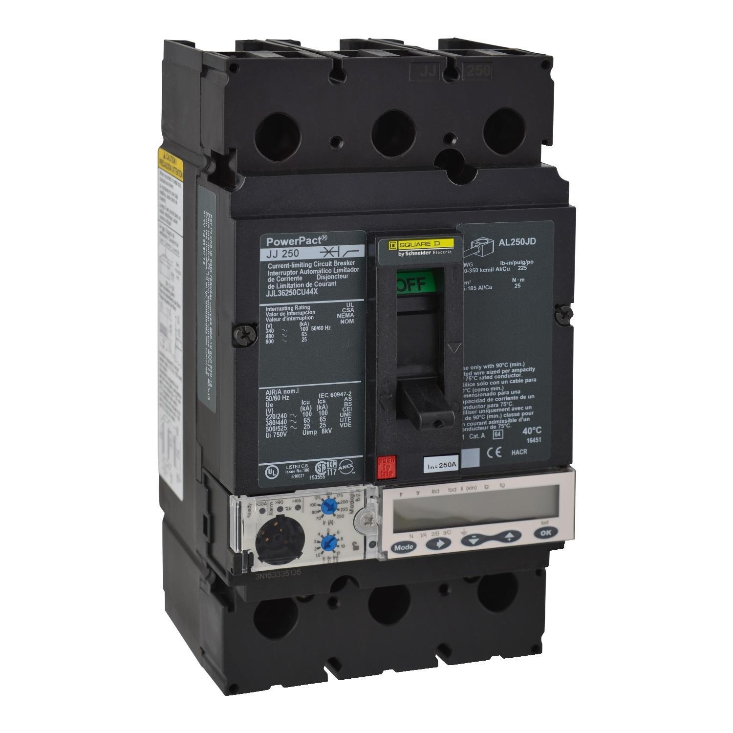 Square D™ JJL36250CU44X Molded Case Circuit Breakers