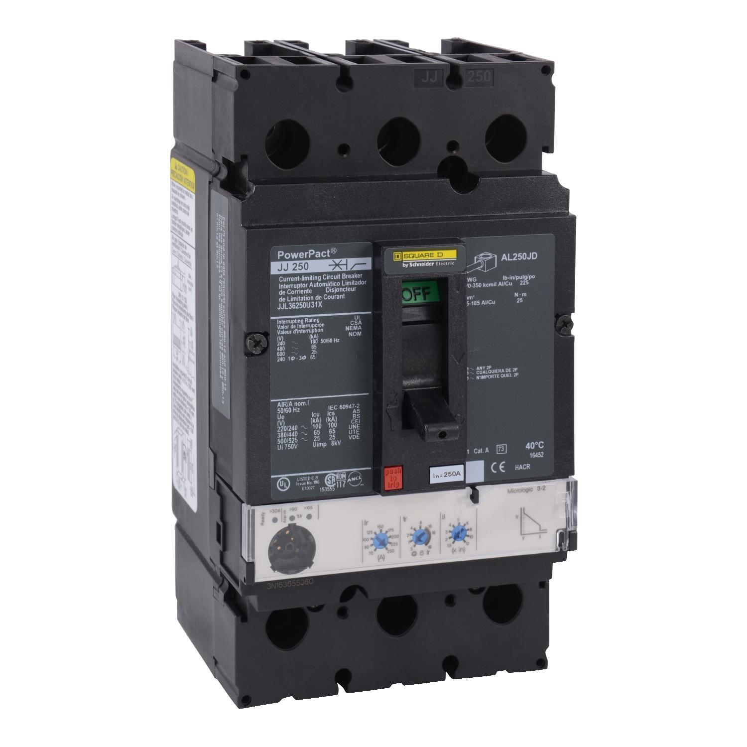 Square D™ JJL36250U31X Molded Case Circuit Breakers