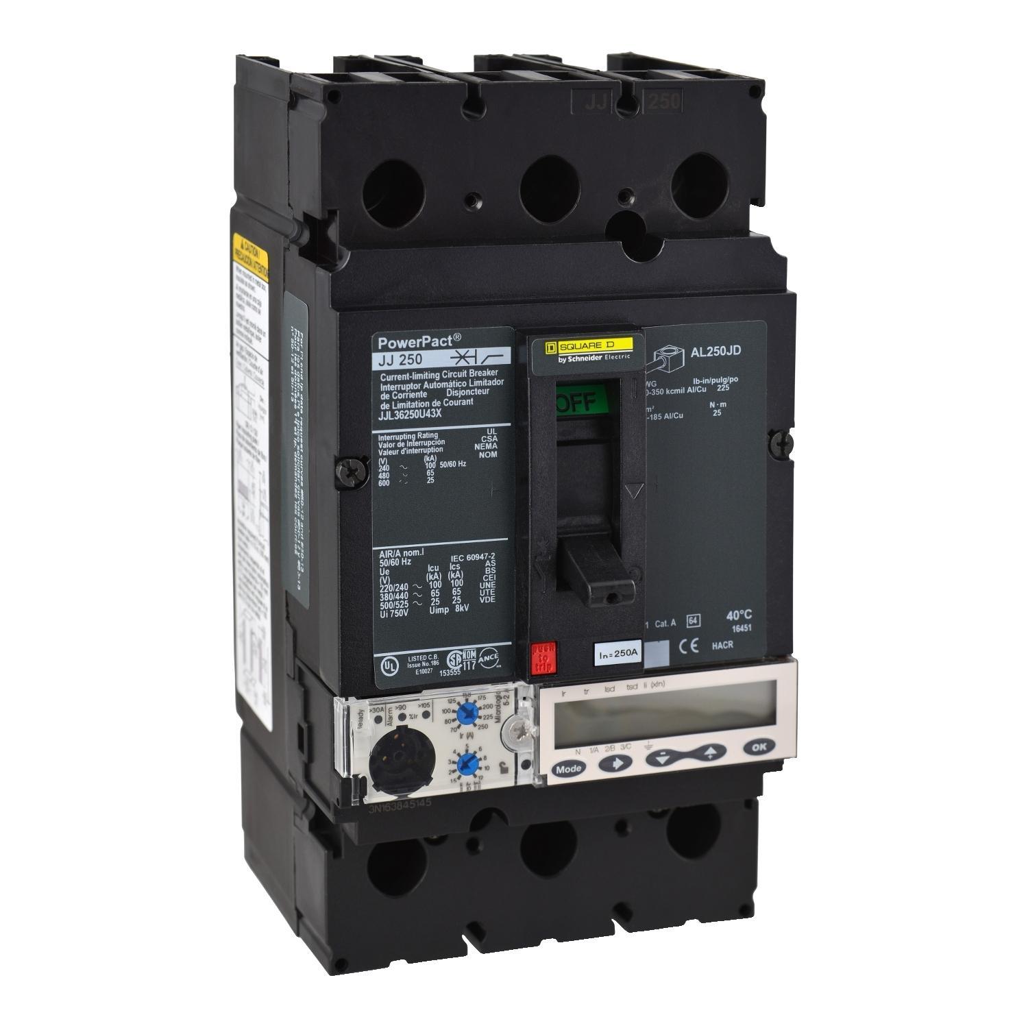 Square D™ JJL36250CU43X Molded Case Circuit Breakers