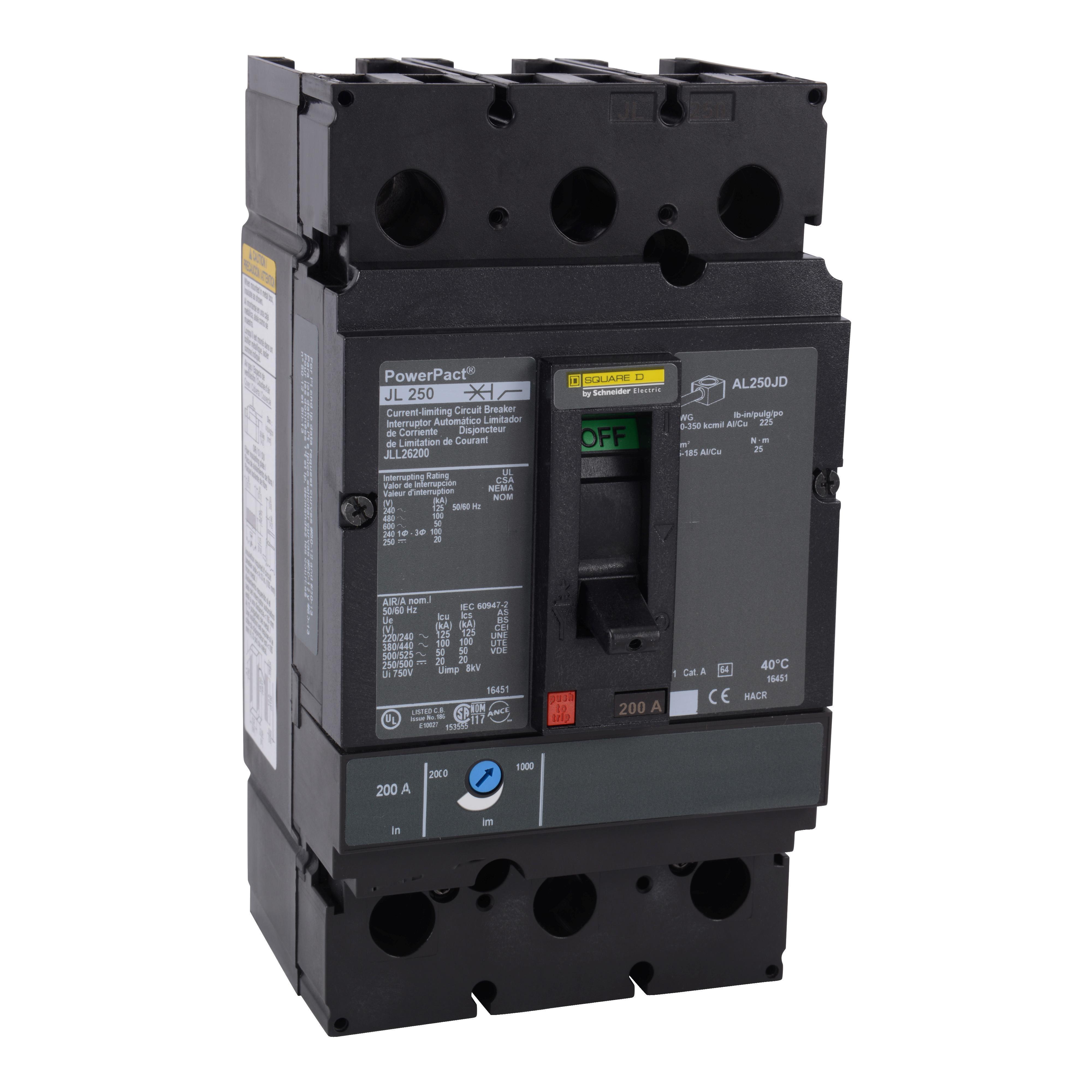 Square D™ JLL26175 Molded Case Circuit Breakers