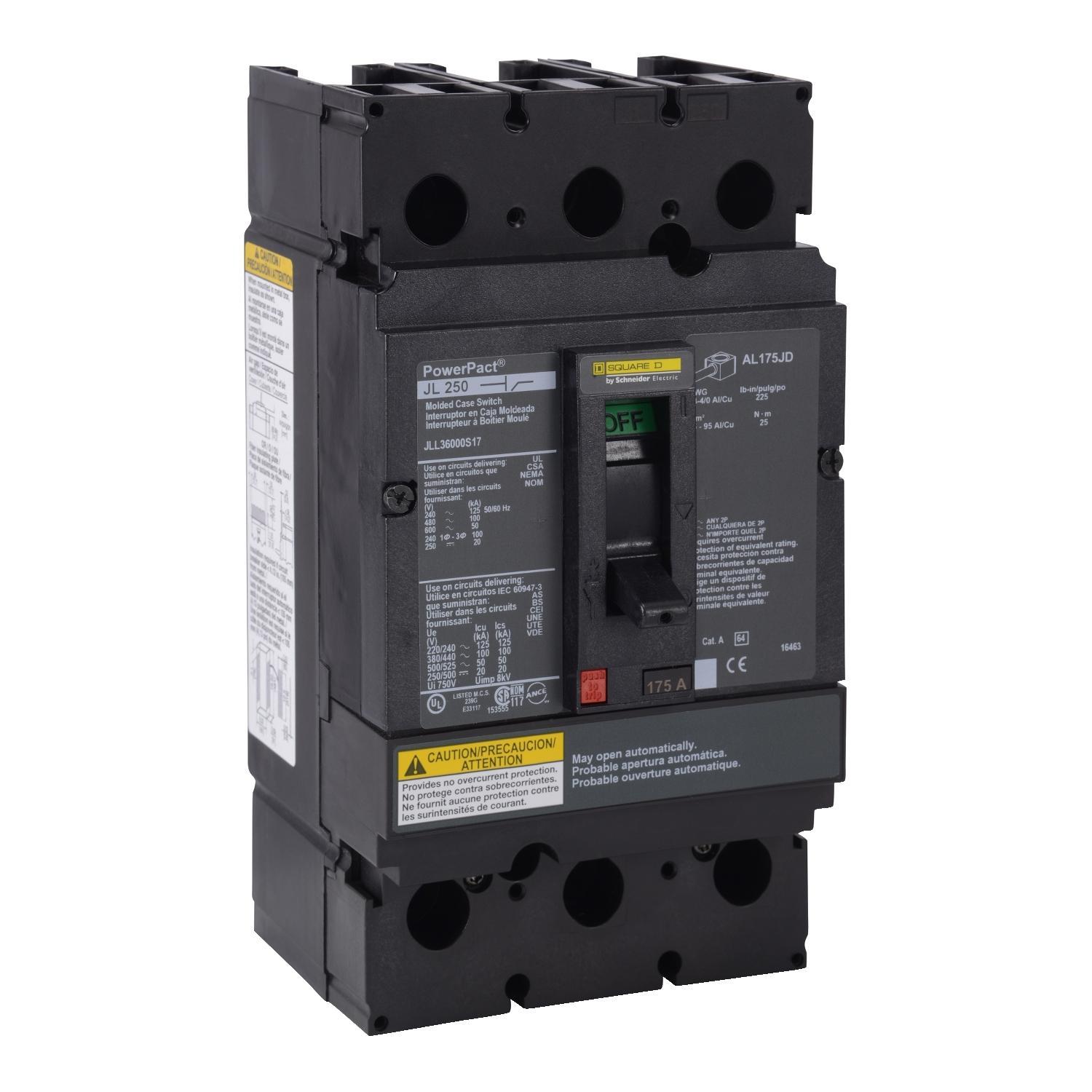 Square D™ JLL36000S17 Molded Case Circuit Breakers