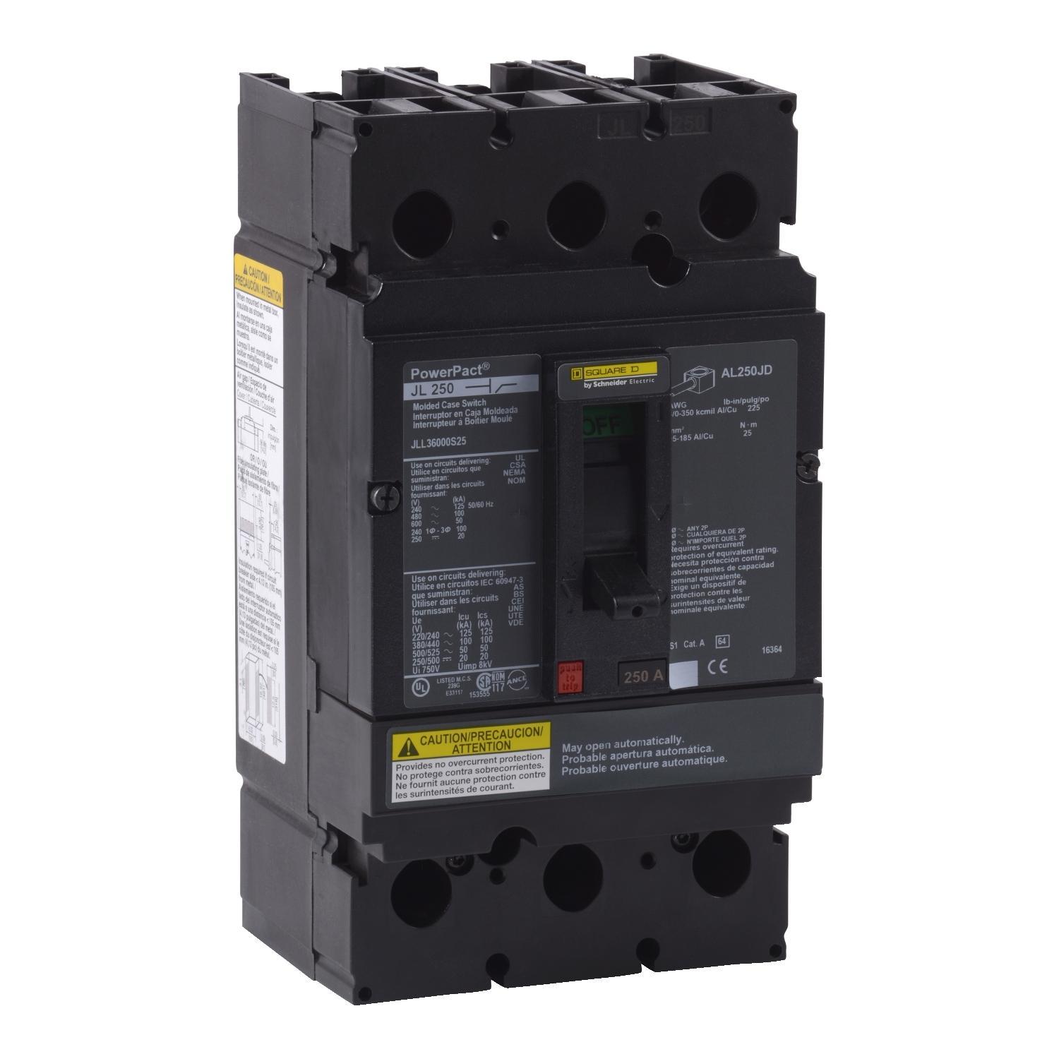 Square D™ JLL36000S25 Molded Case Circuit Breakers