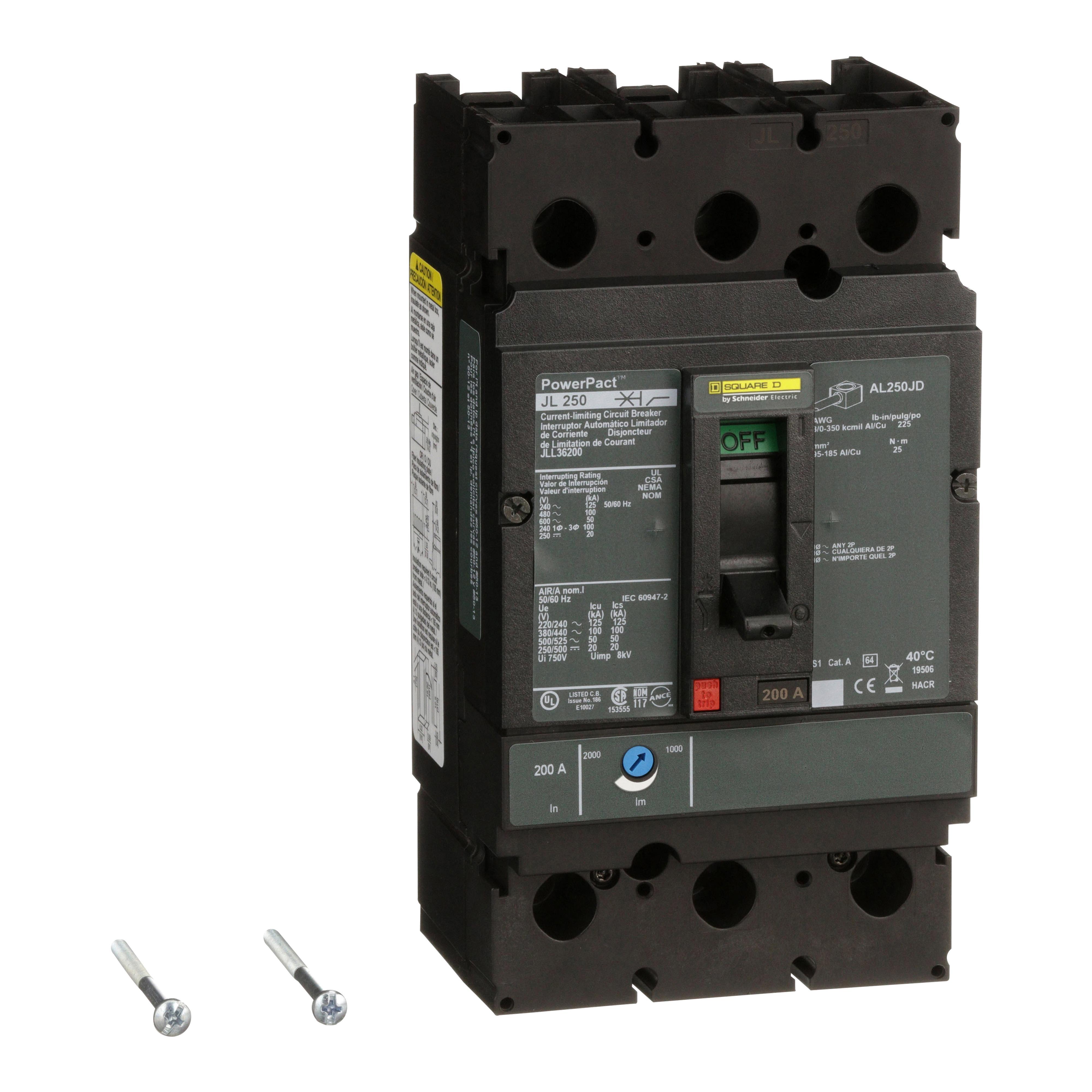 Square D™ JLL36200 Molded Case Circuit Breakers