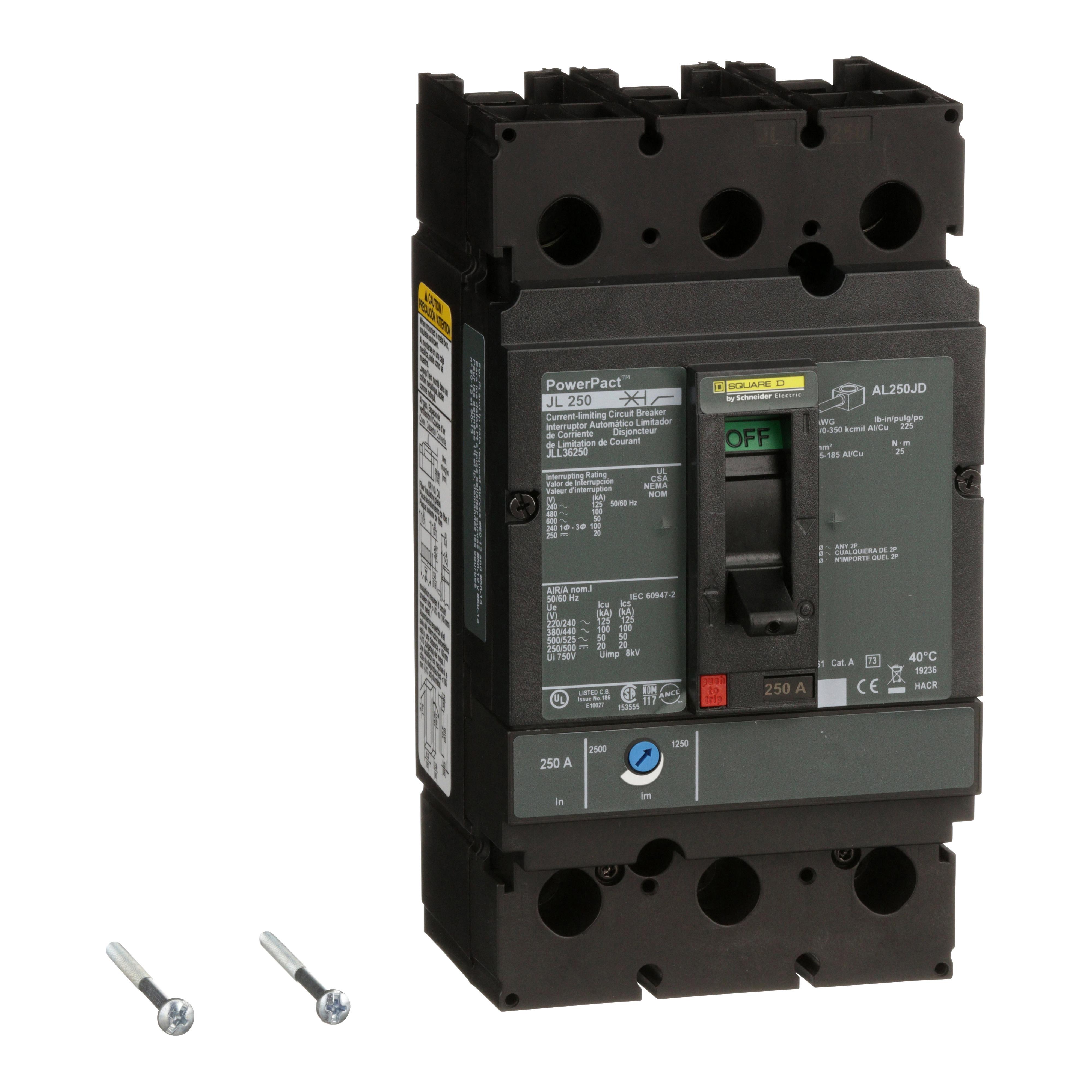 Square D™ JLL36250 Molded Case Circuit Breakers
