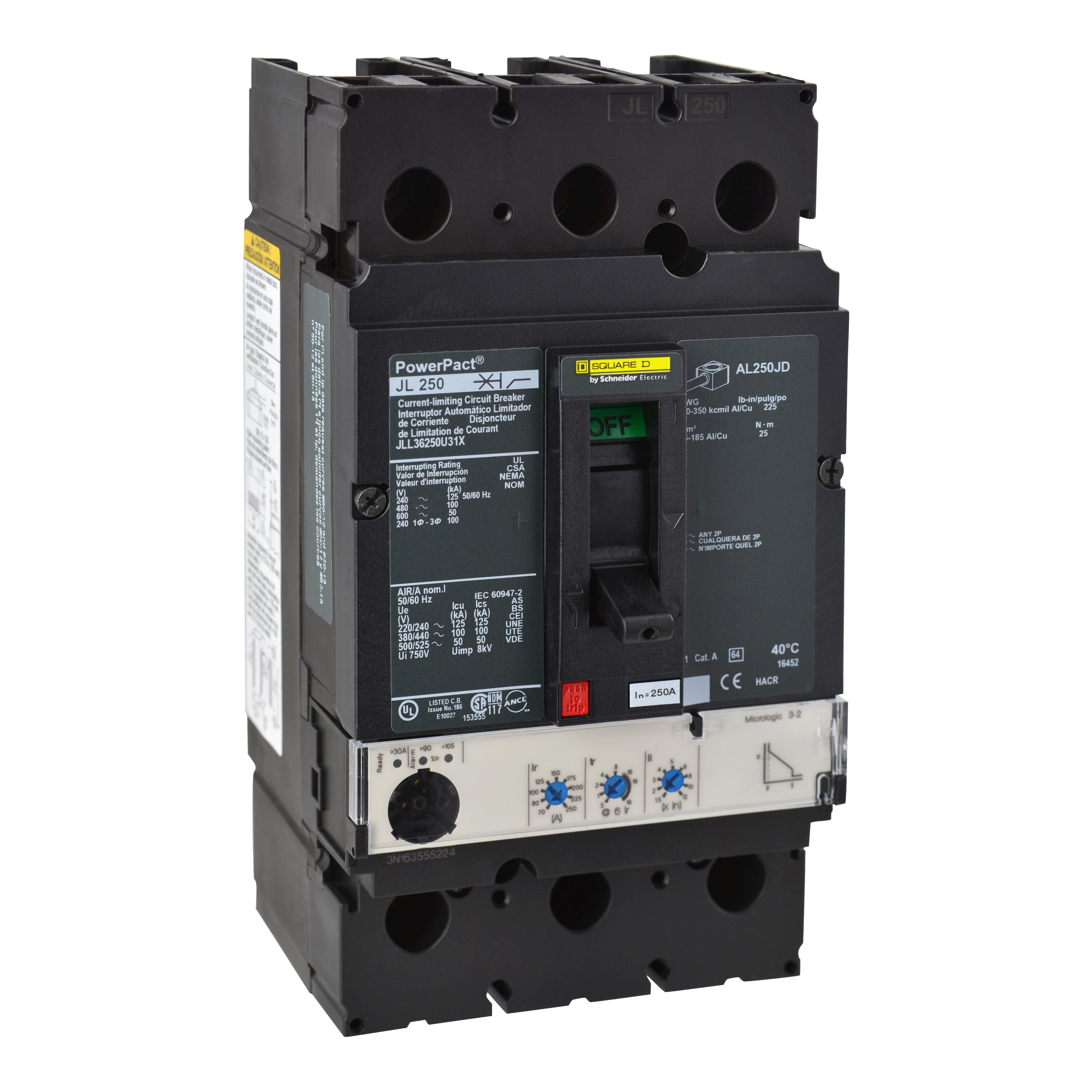 Square D™ JLL36250U31X Molded Case Circuit Breakers