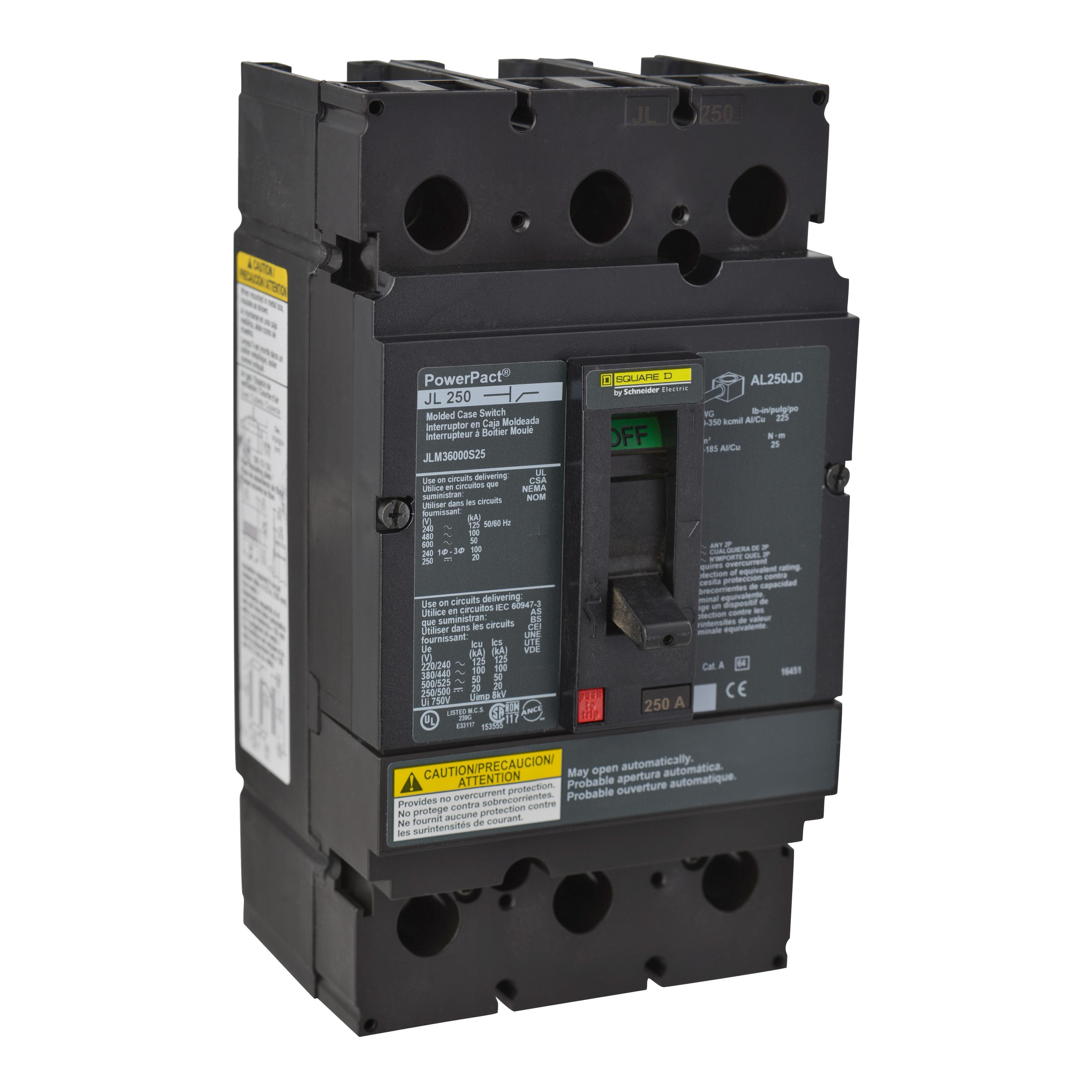 Square D™ JLM36000S25 Molded Case Circuit Breakers