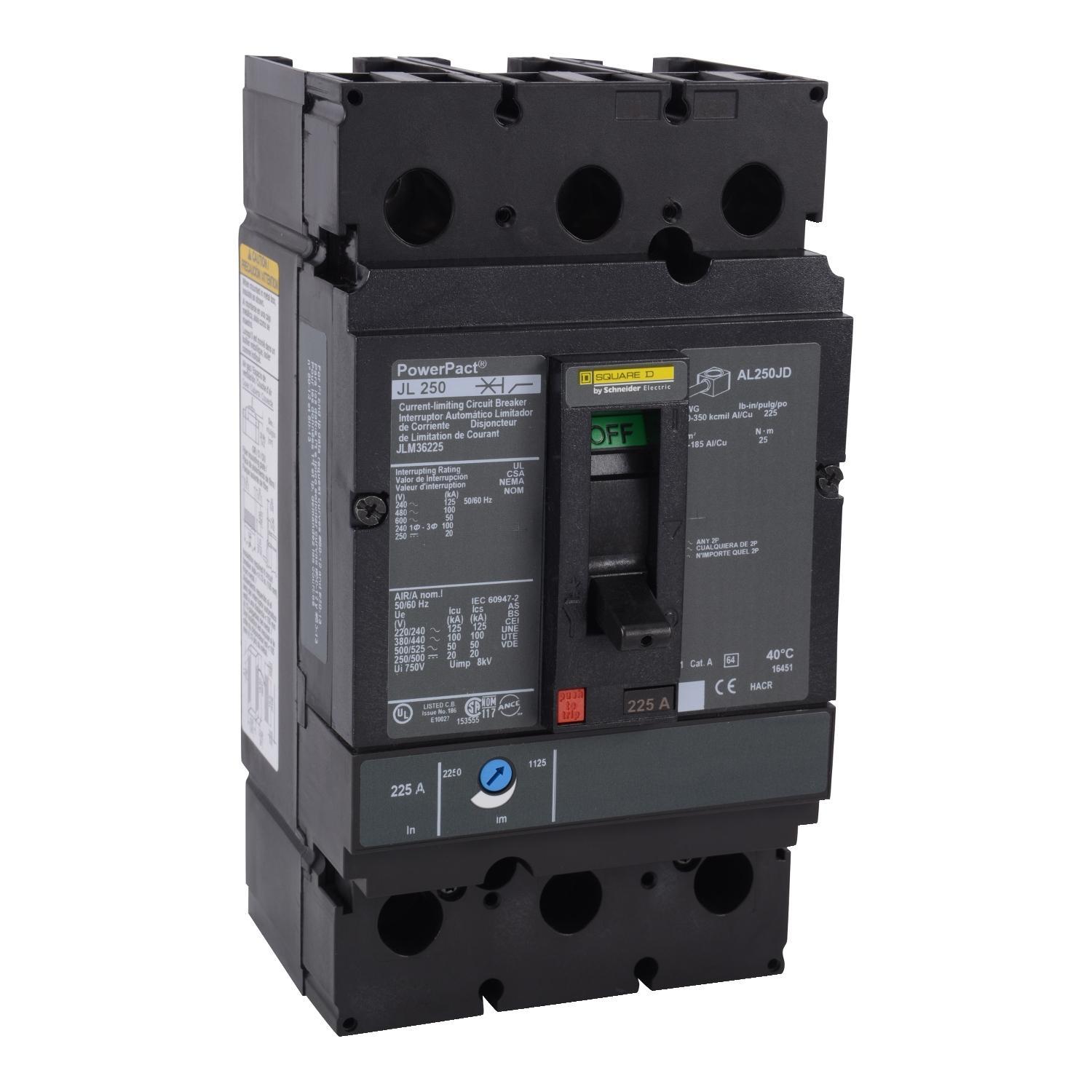 Square D™ JLM36225 Molded Case Circuit Breakers