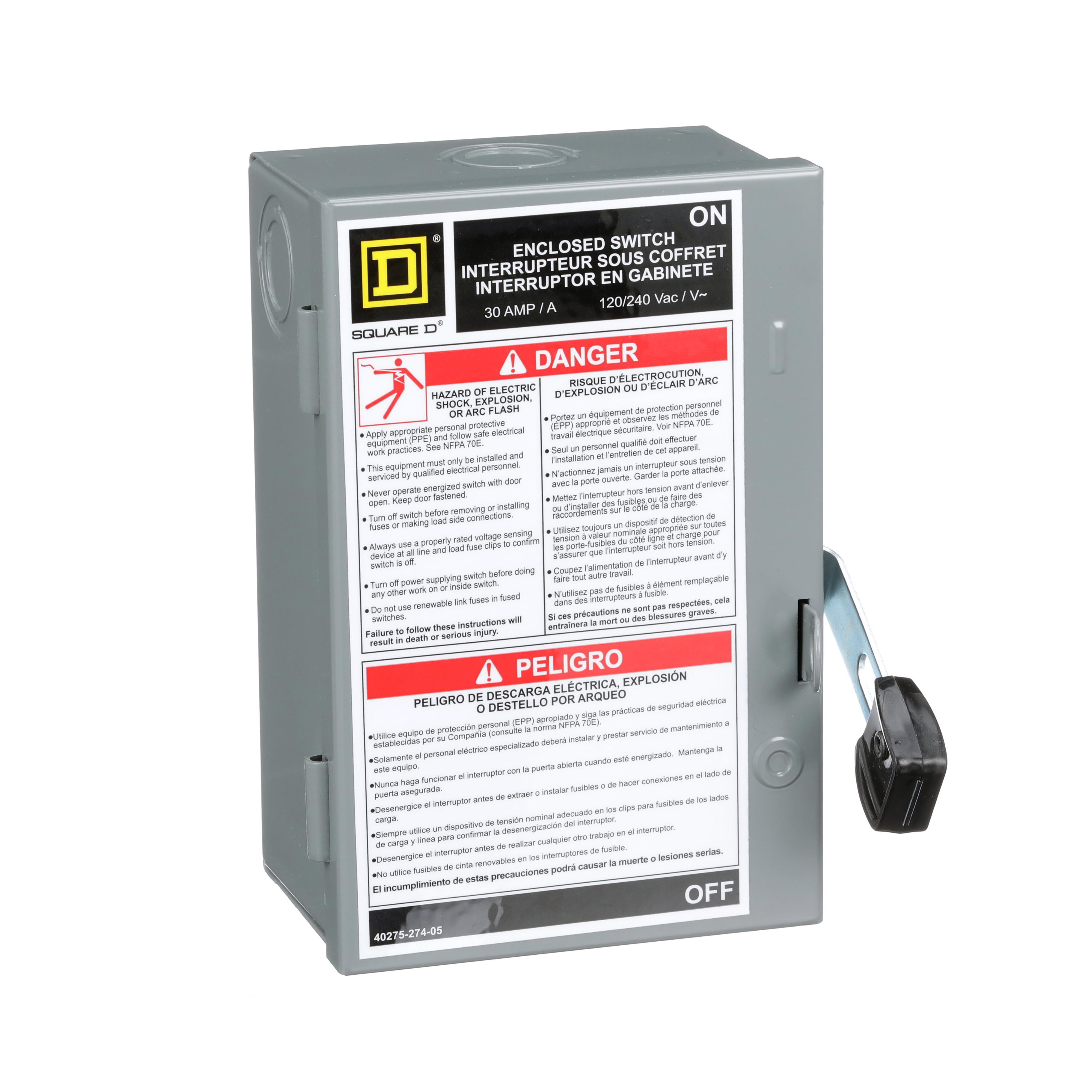 Square D™ L211N Light Duty Safety Switches
