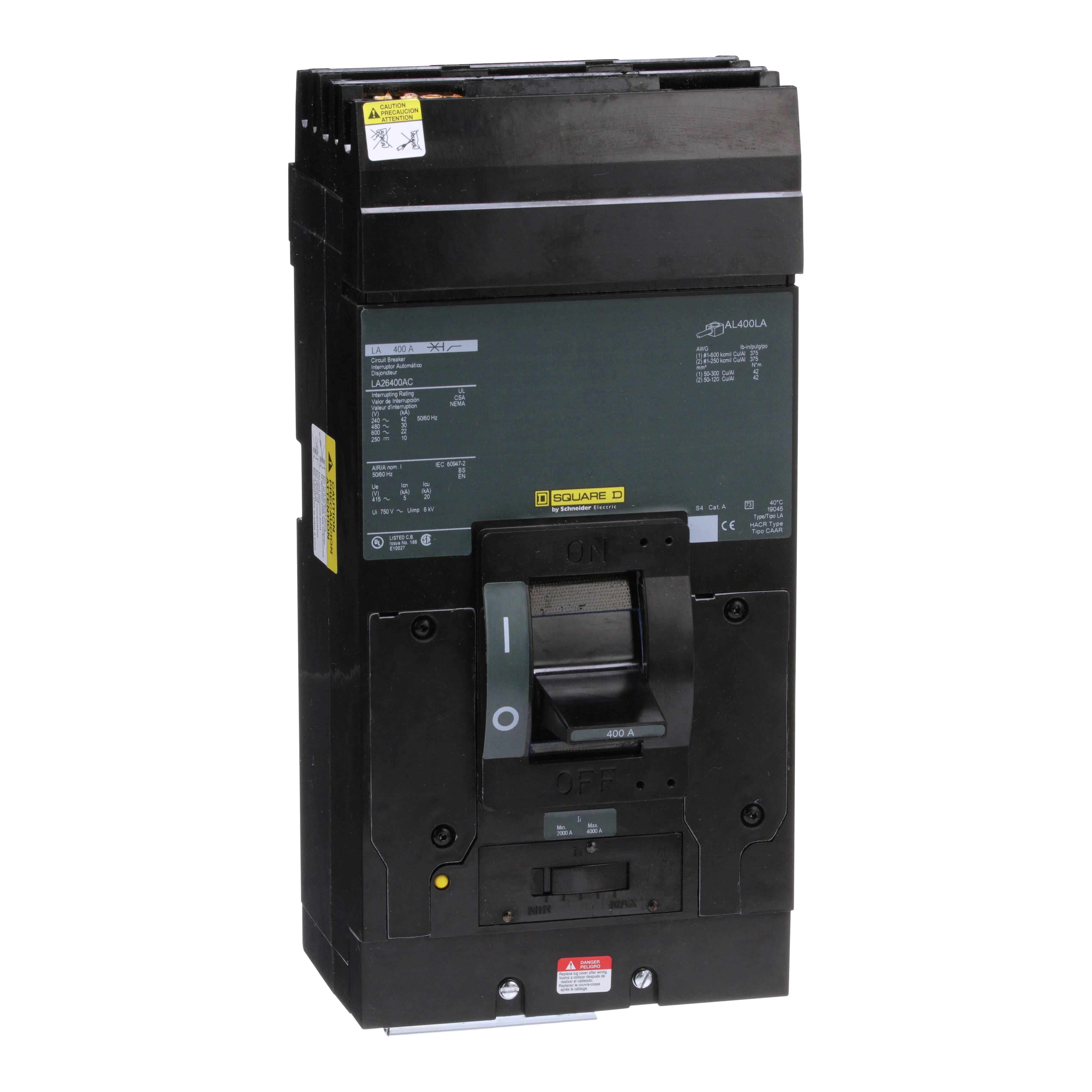 Square D™ LA26400AC Molded Case Circuit Breakers