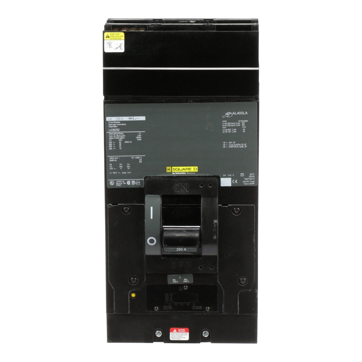 Square D™ LA36250 Molded Case Circuit Breakers
