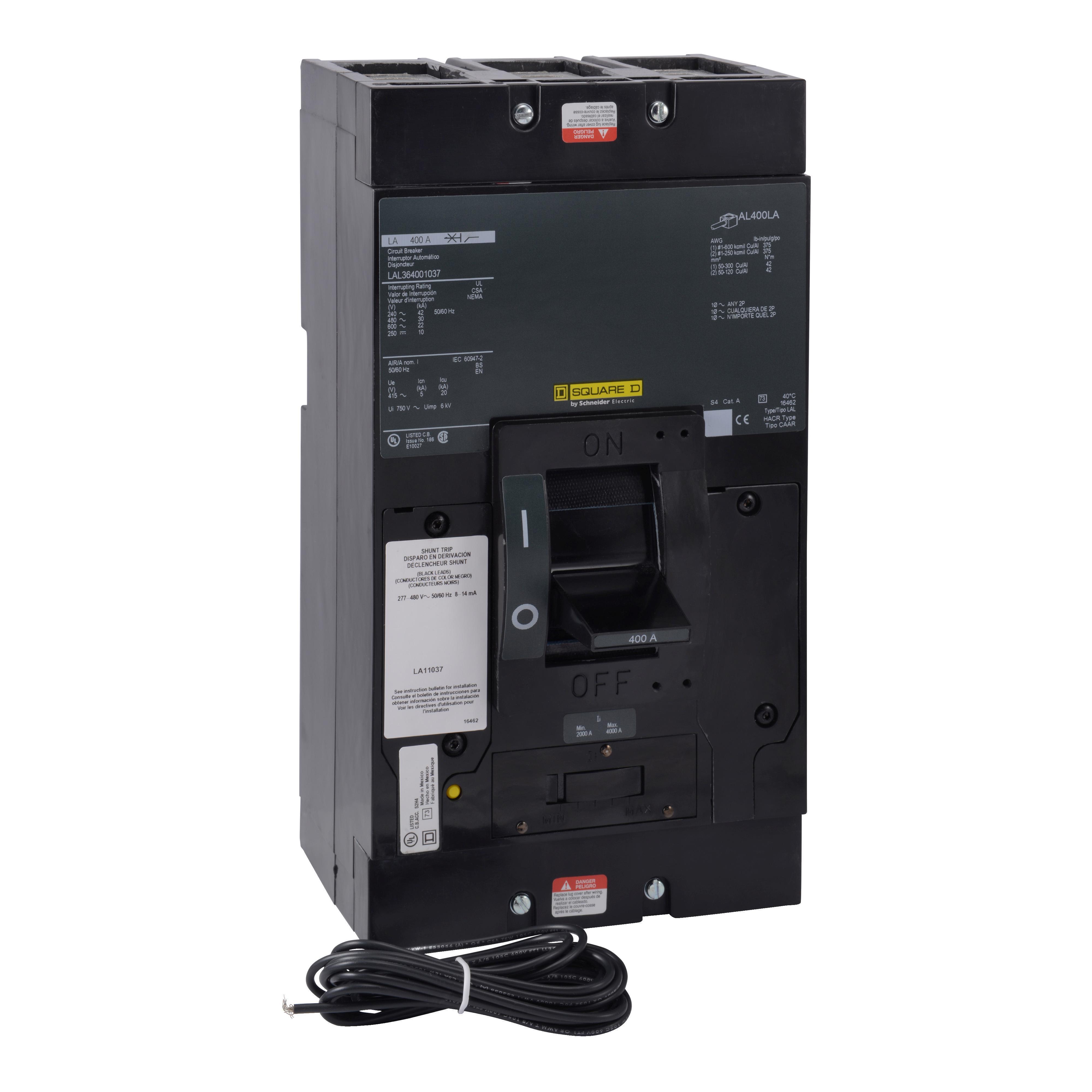 Square D™ LA36400MT Molded Case Circuit Breakers