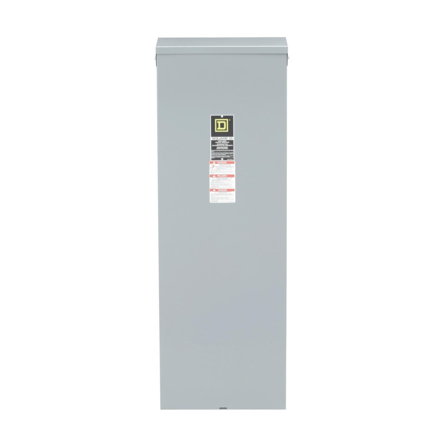 Square D™ LA400R Standard Circuit Breaker Enclosure, 15.38 in W x 7.88 in D x 44 in H, NEMA 3R NEMA Rating, Steel