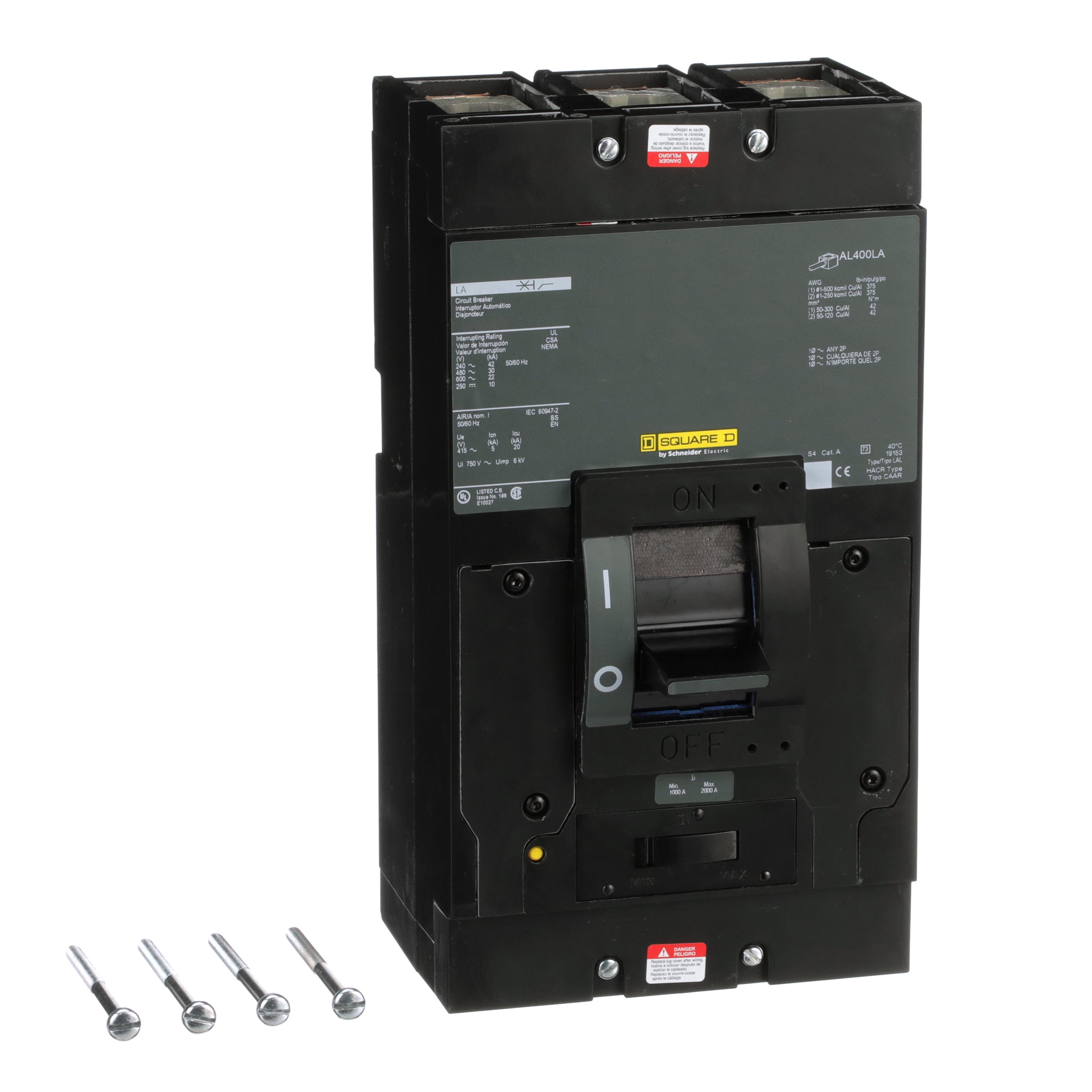 Square D™ LAL36125MB Molded Case Circuit Breakers