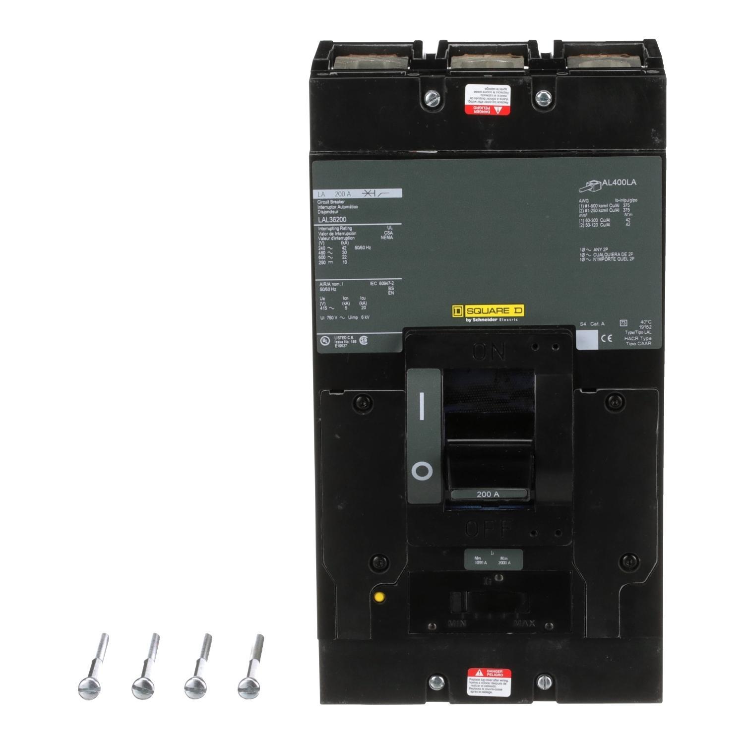 Square D™ LAL36200 Molded Case Circuit Breakers