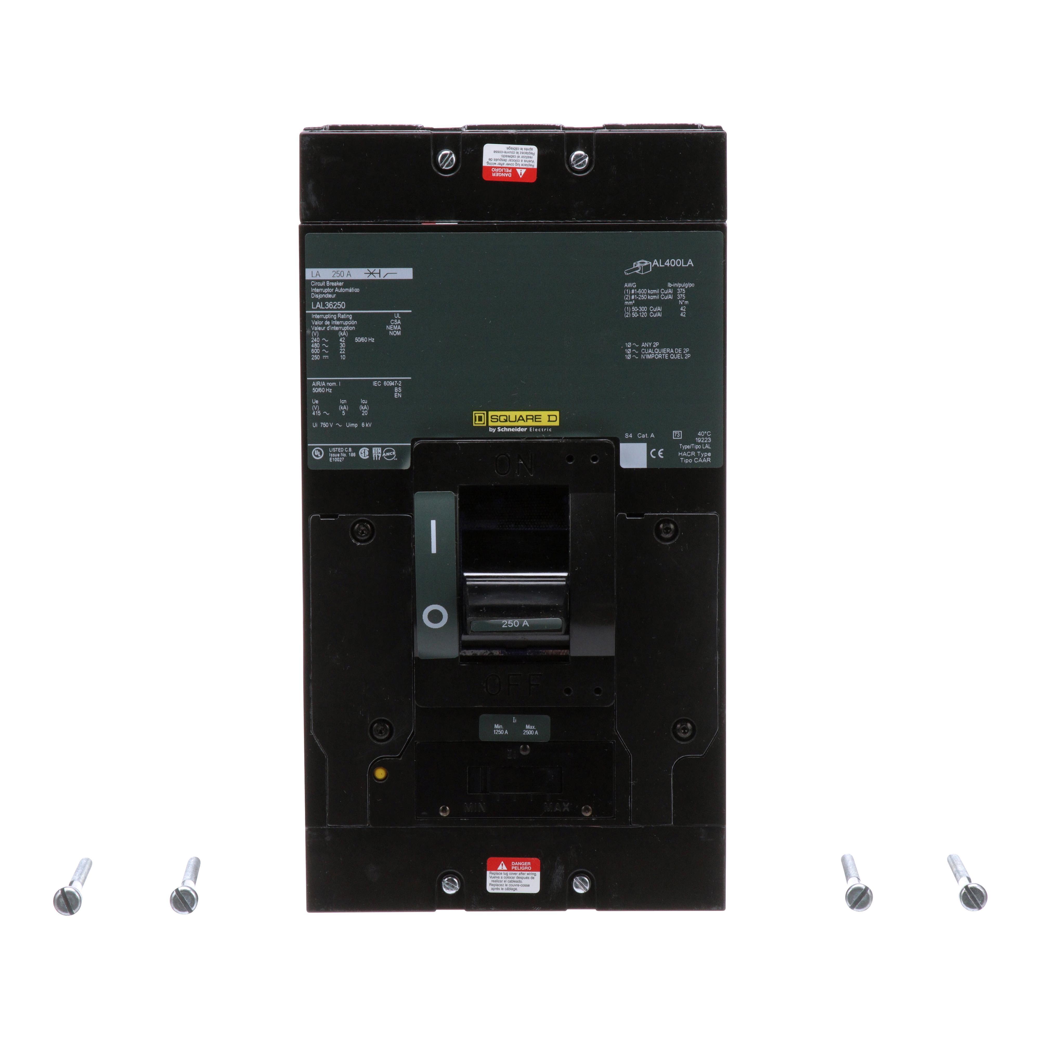Square D™ LAL36250MB Molded Case Circuit Breakers