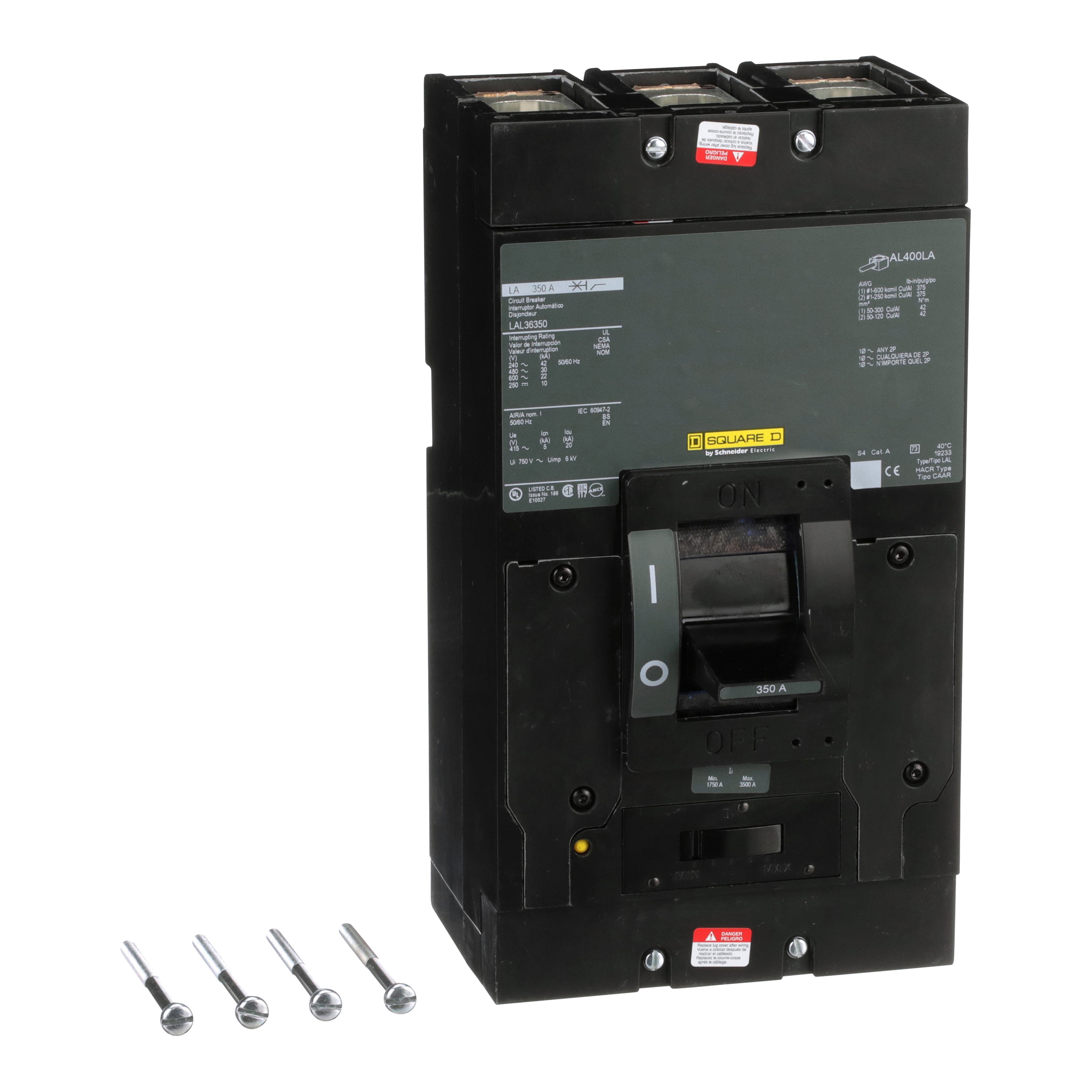 Square D™ LAL36350 Molded Case Circuit Breakers