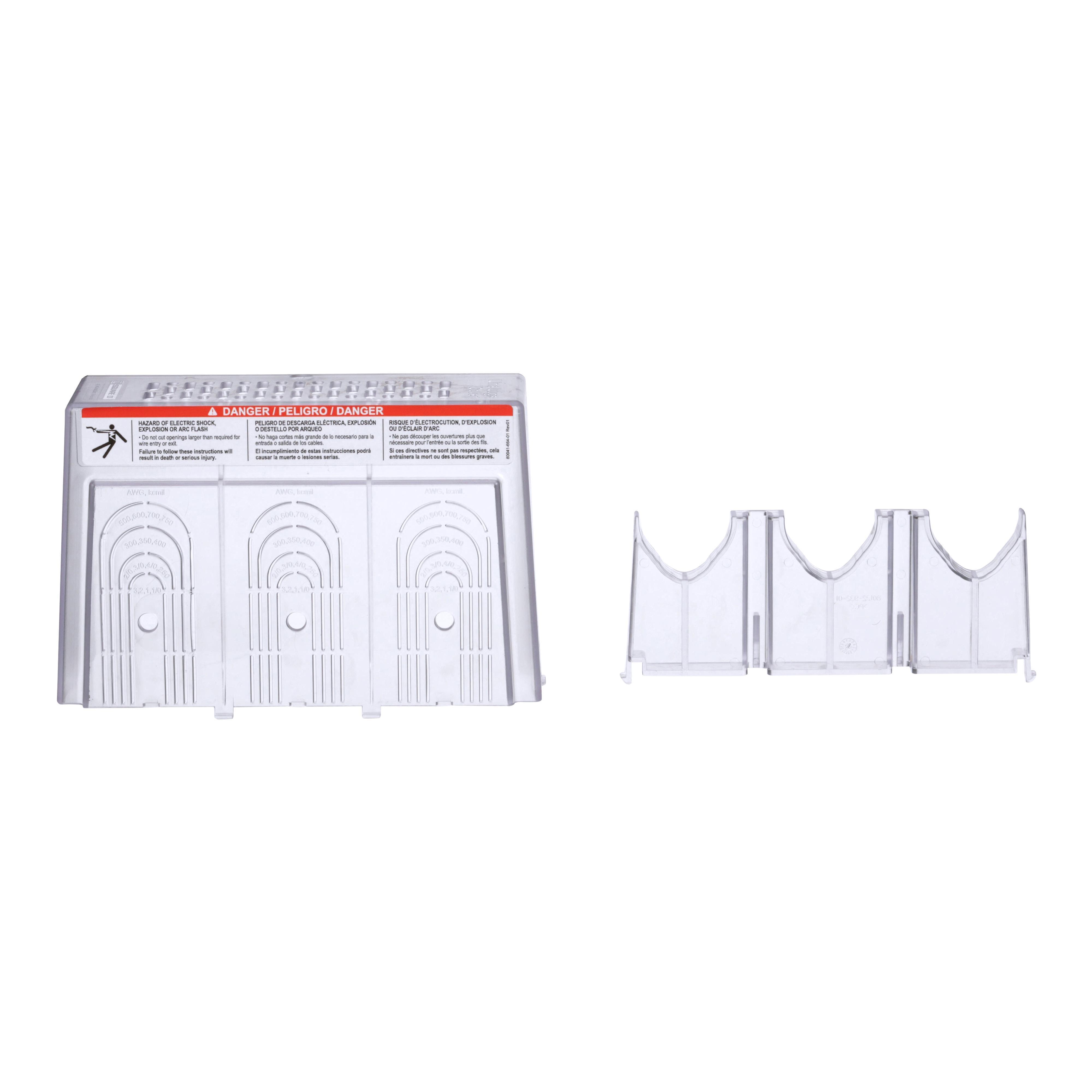 Square D™ LALLC Line Lug Cover, For Use With NQ Series Panelboard and LA/LH Circuit Breaker, IP2X Enclosure