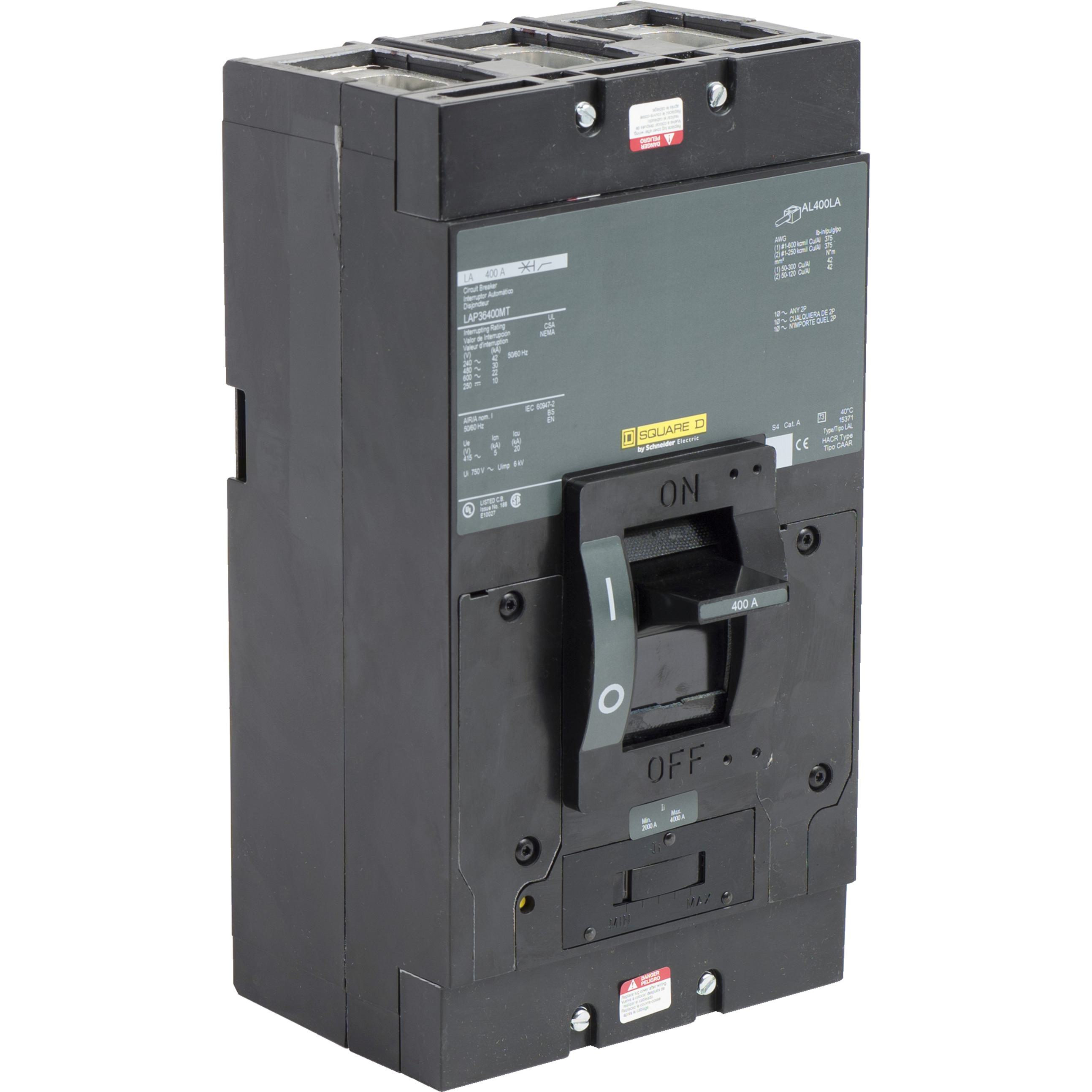 Square D™ LAP36400MT Molded Case Circuit Breakers