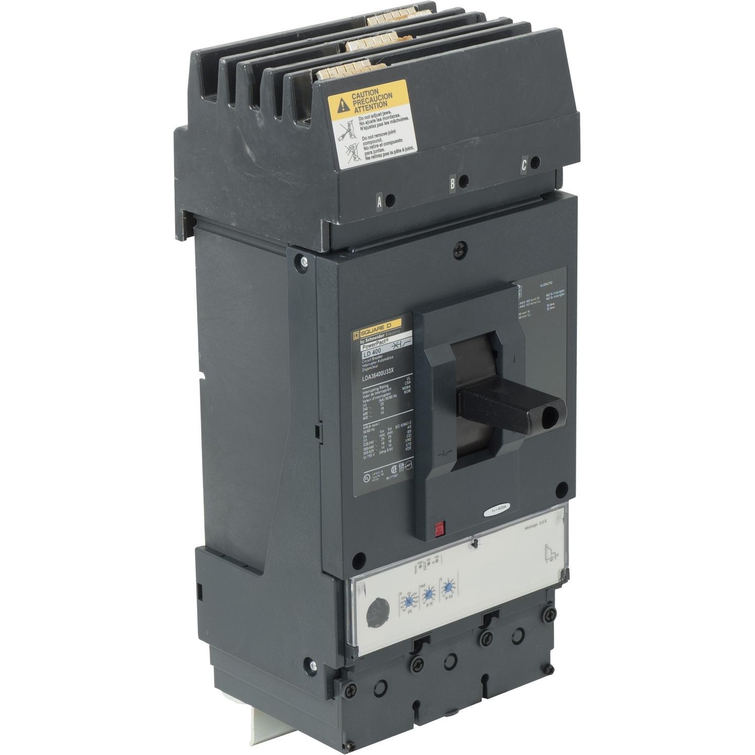 Square D™ LDA36400U33X Molded Case Circuit Breakers