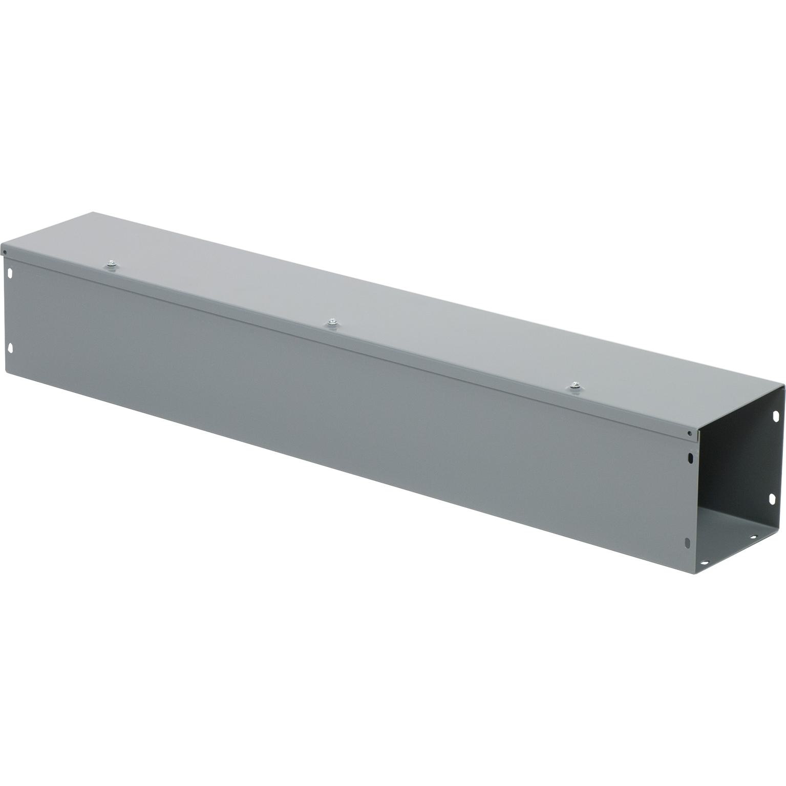 Square D™ Square-Duct™ LDB63 Type LDB Straight Length Wireway, 3 ft L x 6 in W x 6 in H, Hinged Cover, Steel/Polyester
