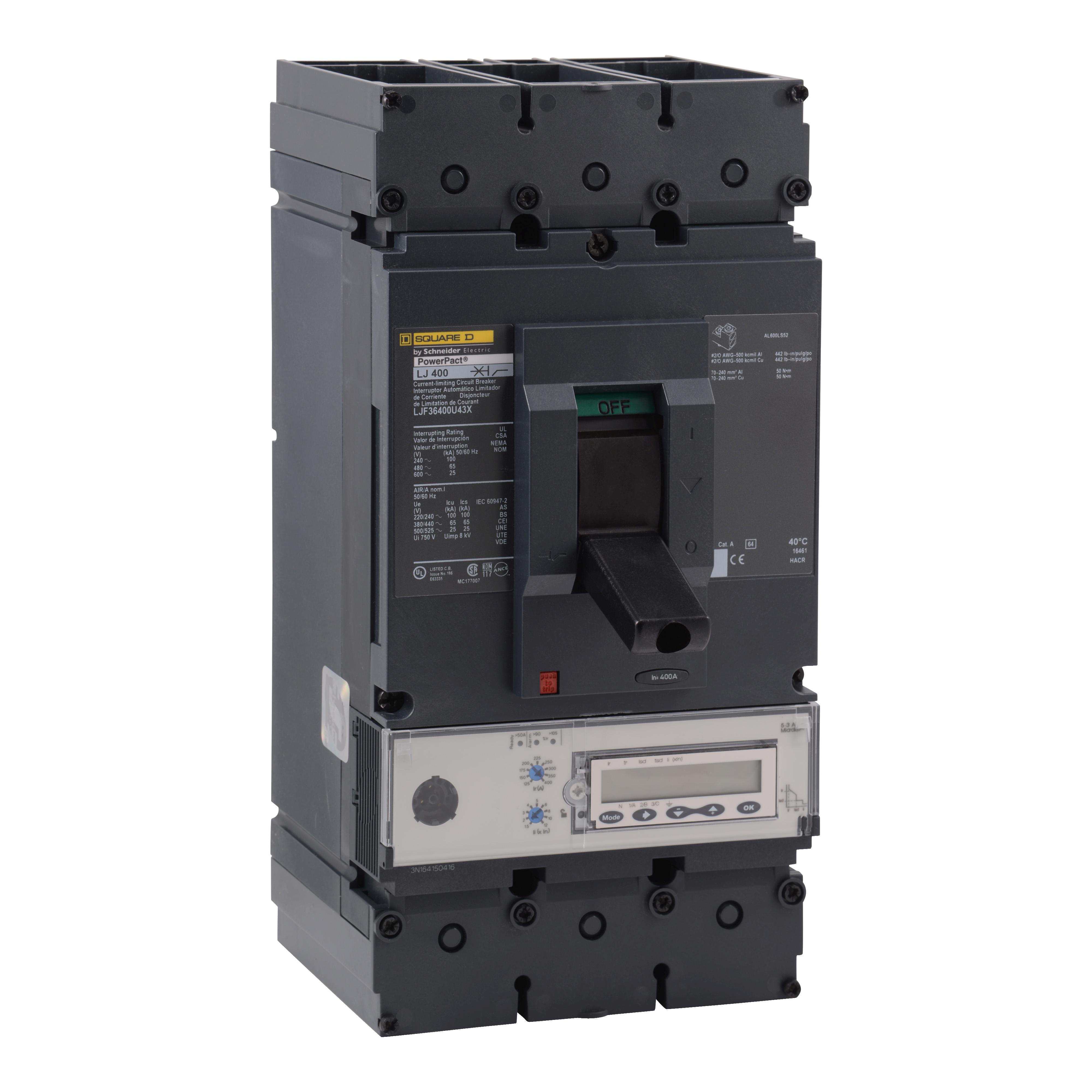 Square D™ LDF36600U53X Molded Case Circuit Breakers