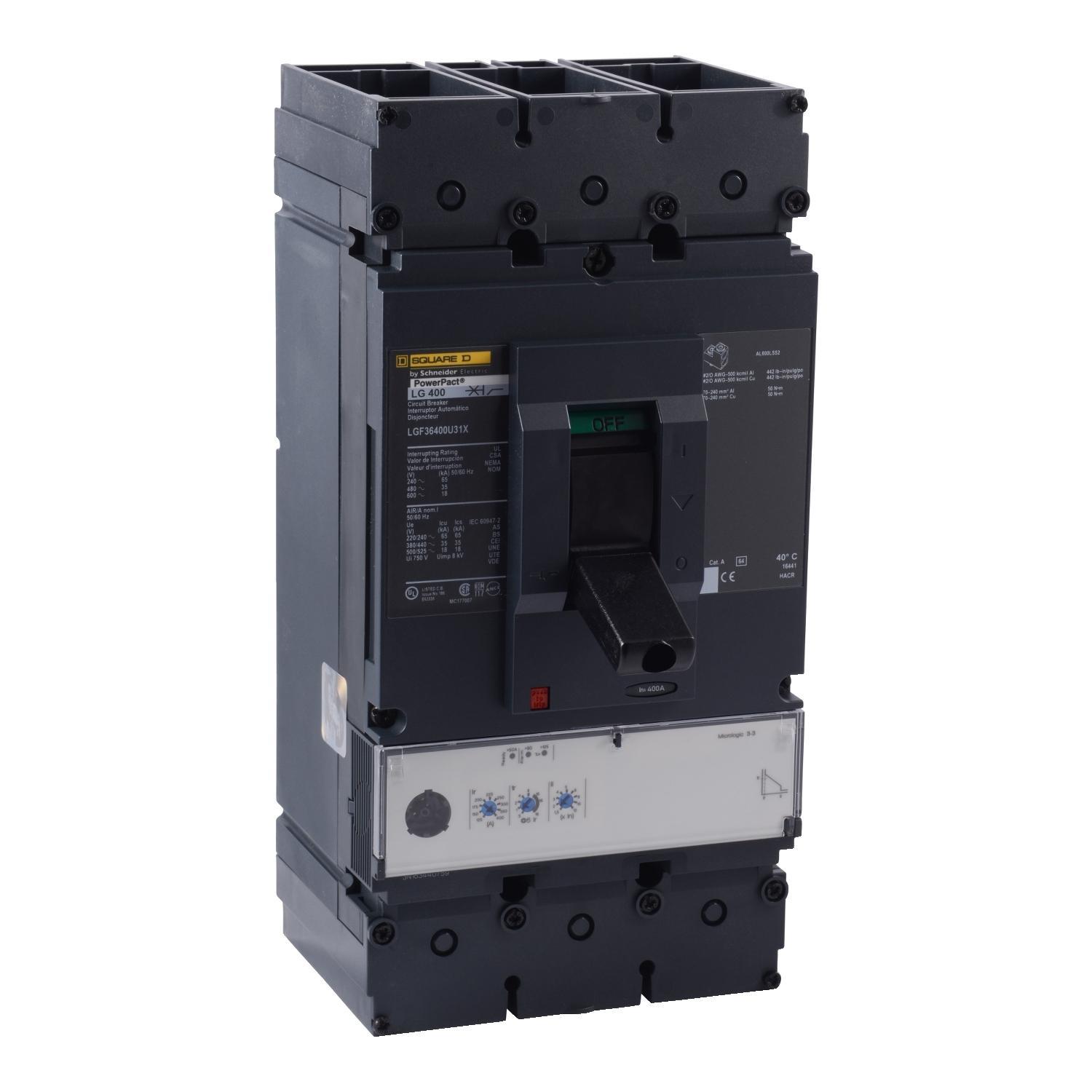 Square D™ LGF36400U31X Molded Case Circuit Breakers