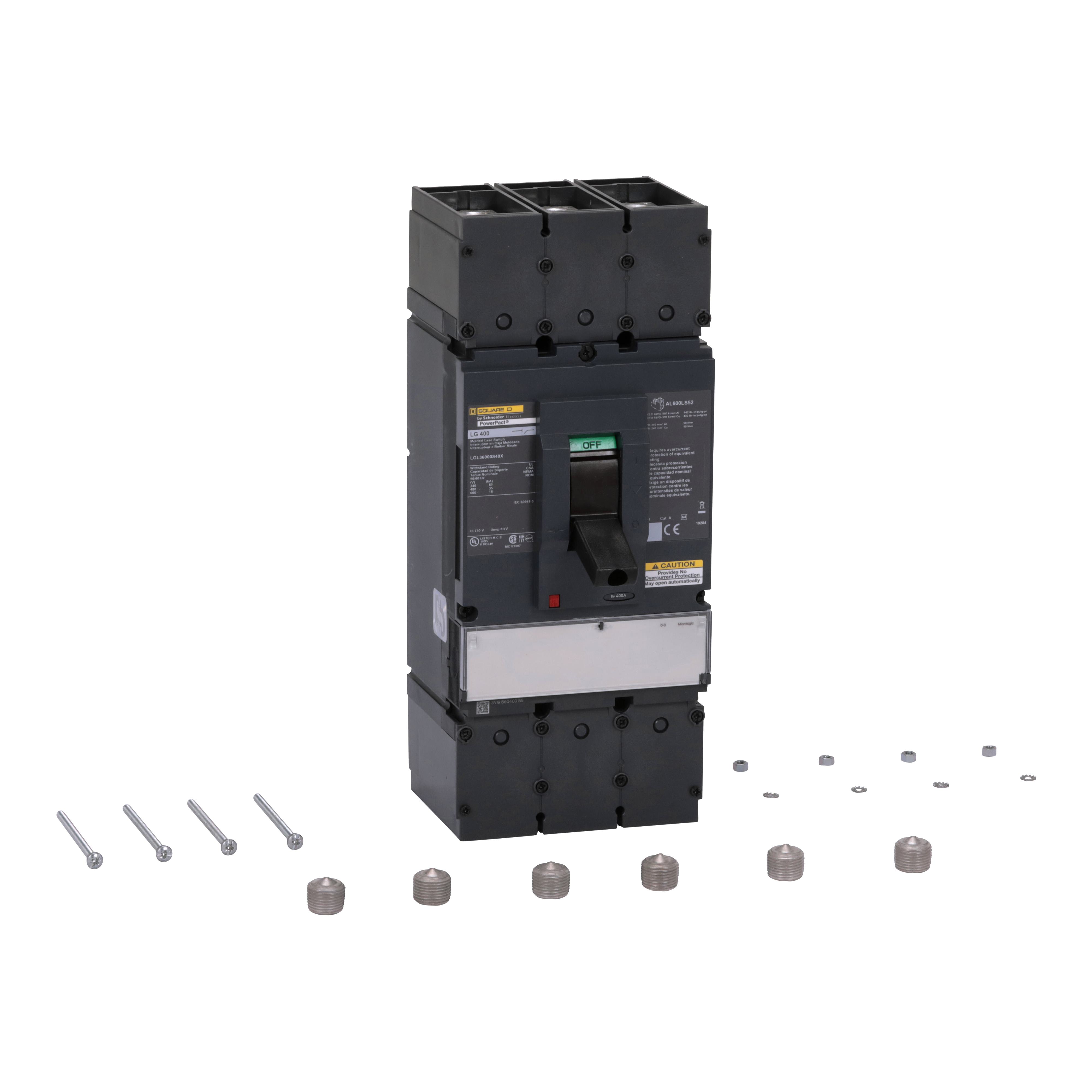 Square D™ LGL36000S40X Molded Case Circuit Breakers