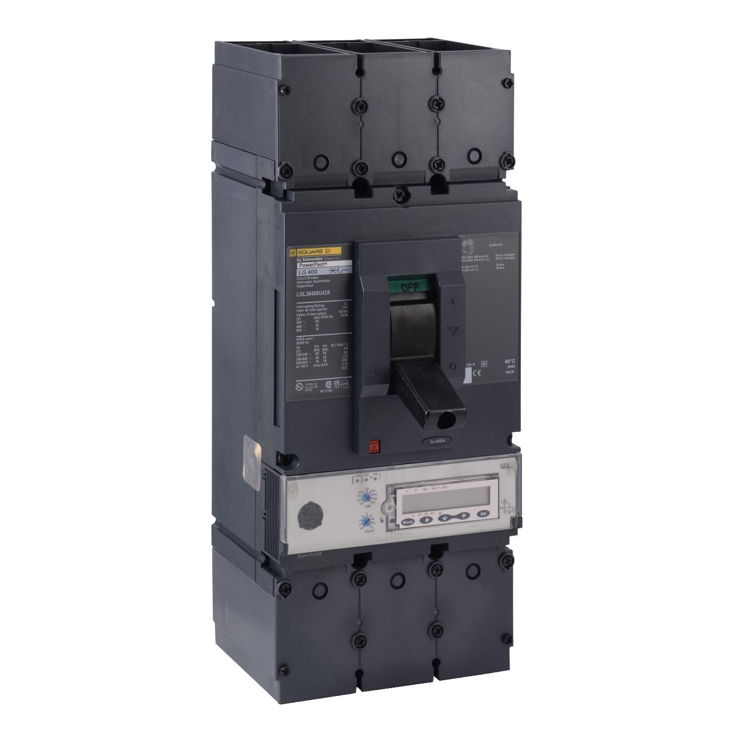 Square D™ LGL36400U43X Molded Case Circuit Breakers