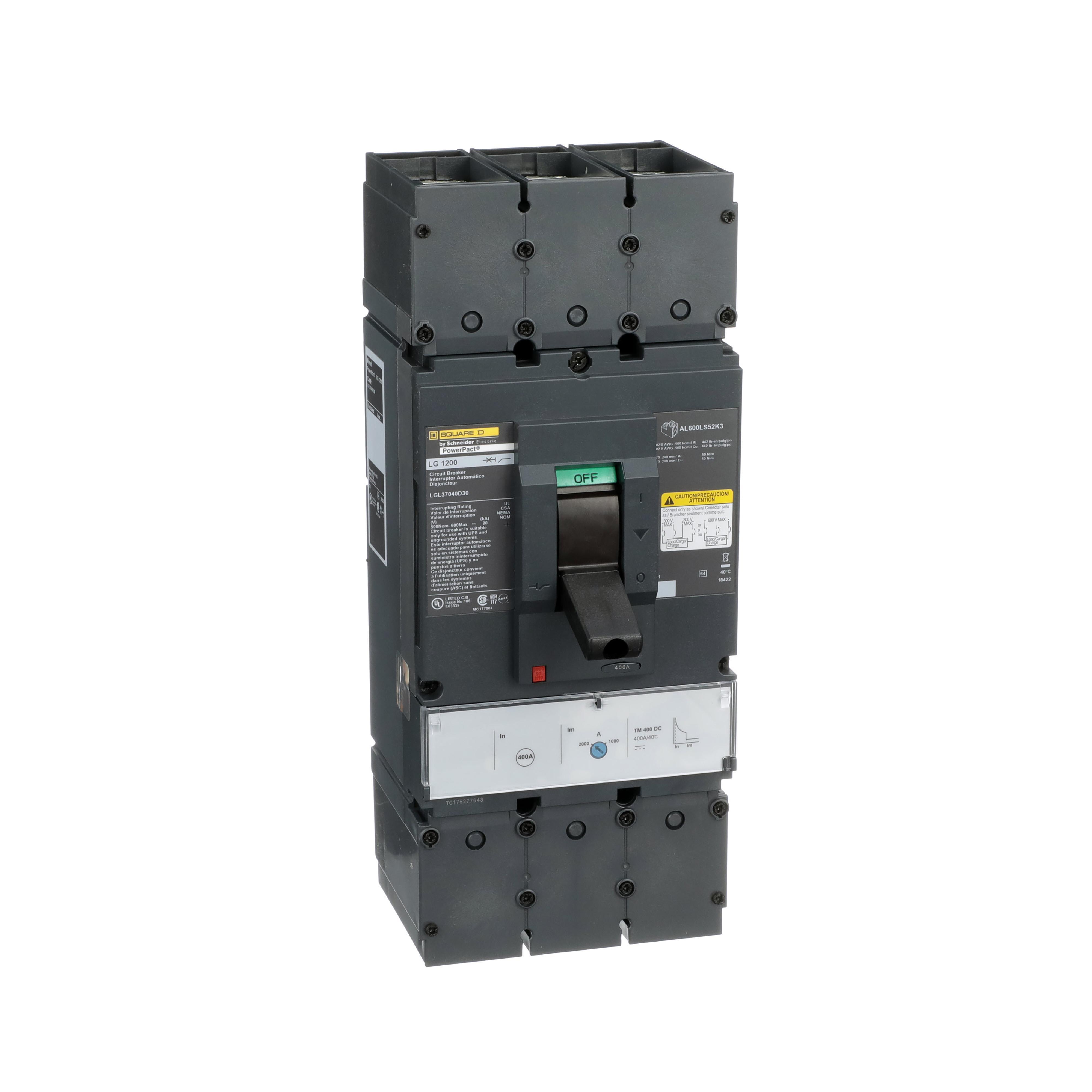 Square D™ LGL37040D30 Molded Case Circuit Breakers