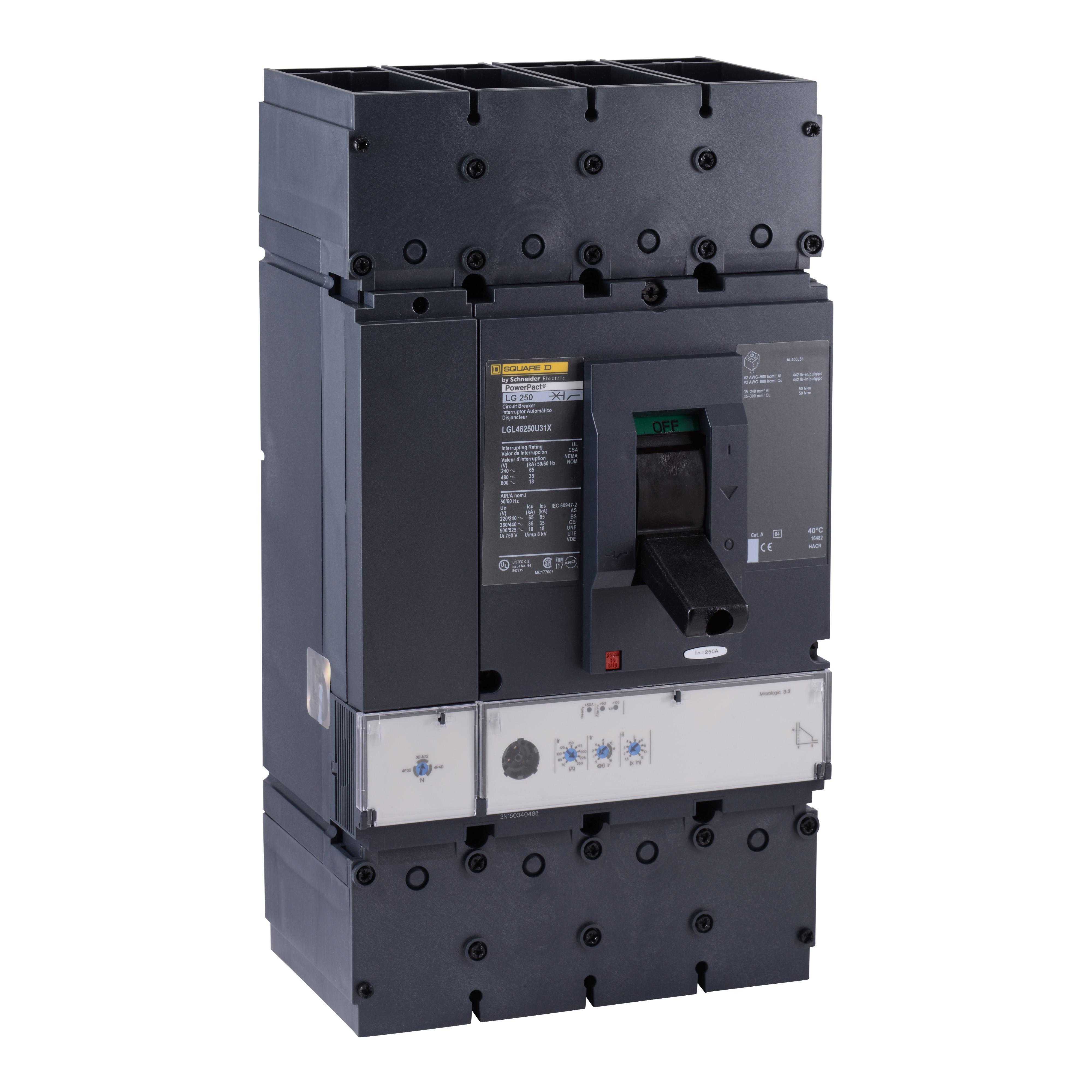 Square D™ LGL46400U31X Molded Case Circuit Breakers