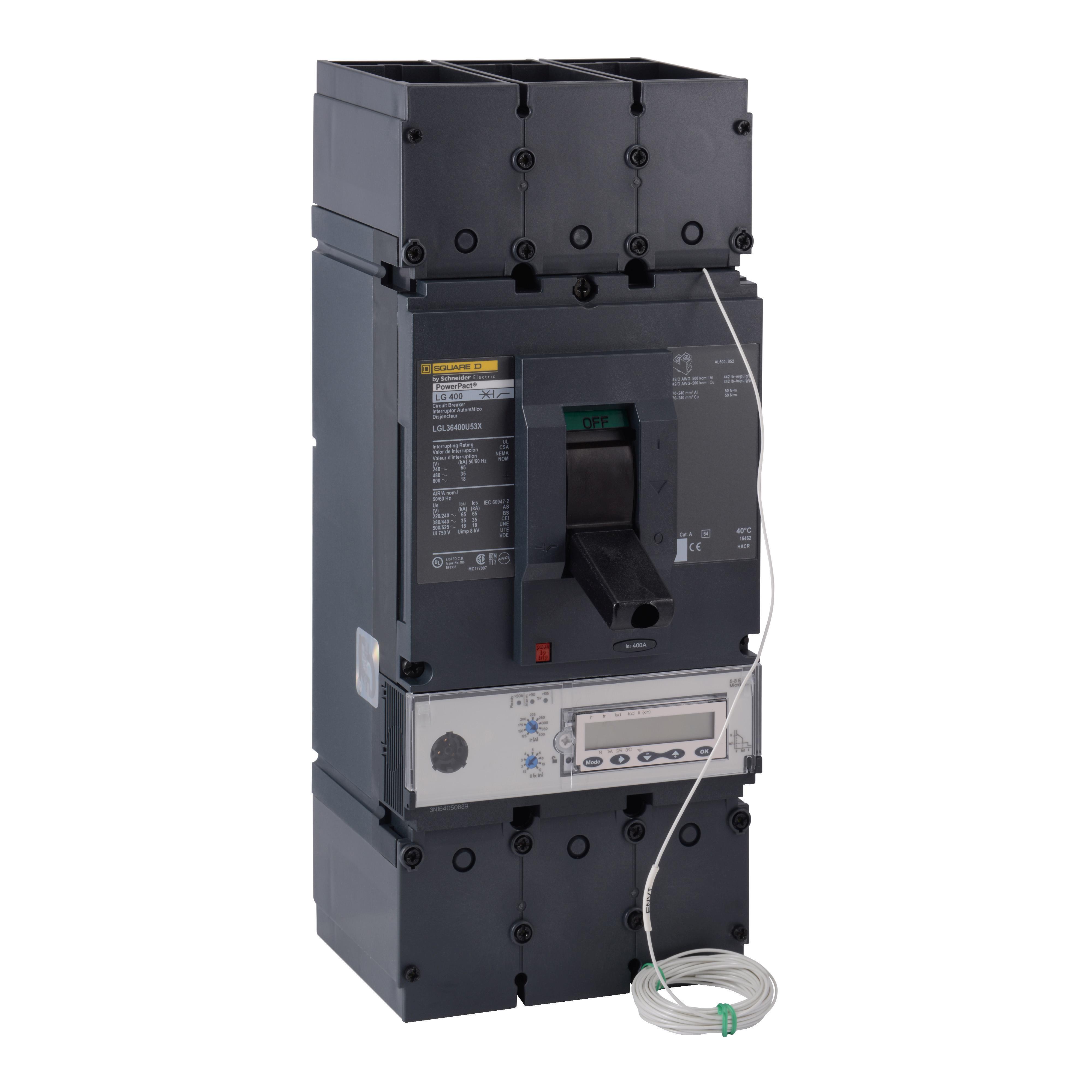 Square D™ LGL36400CU53X Molded Case Circuit Breakers
