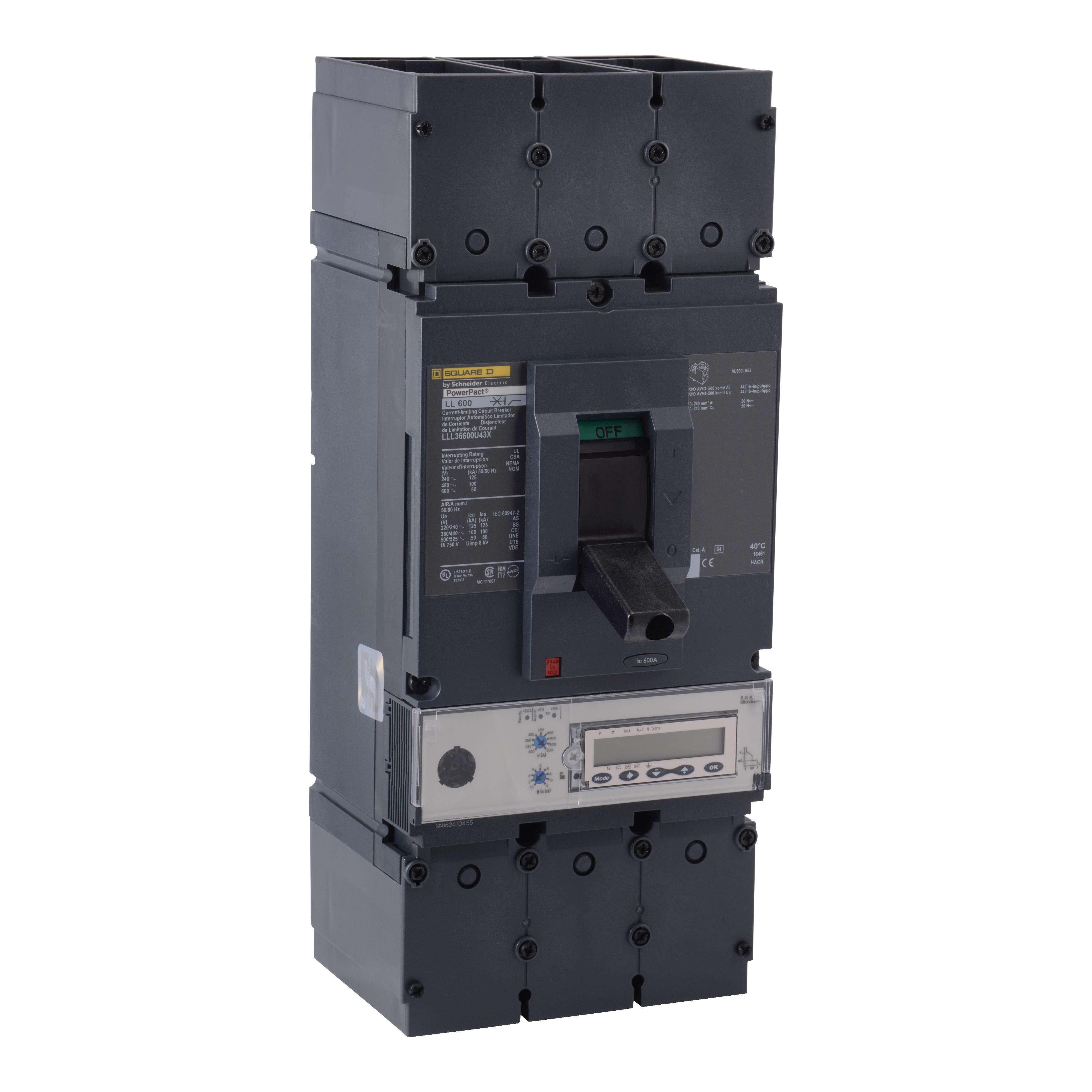 Square D™ LLL47120D42 Molded Case Circuit Breakers