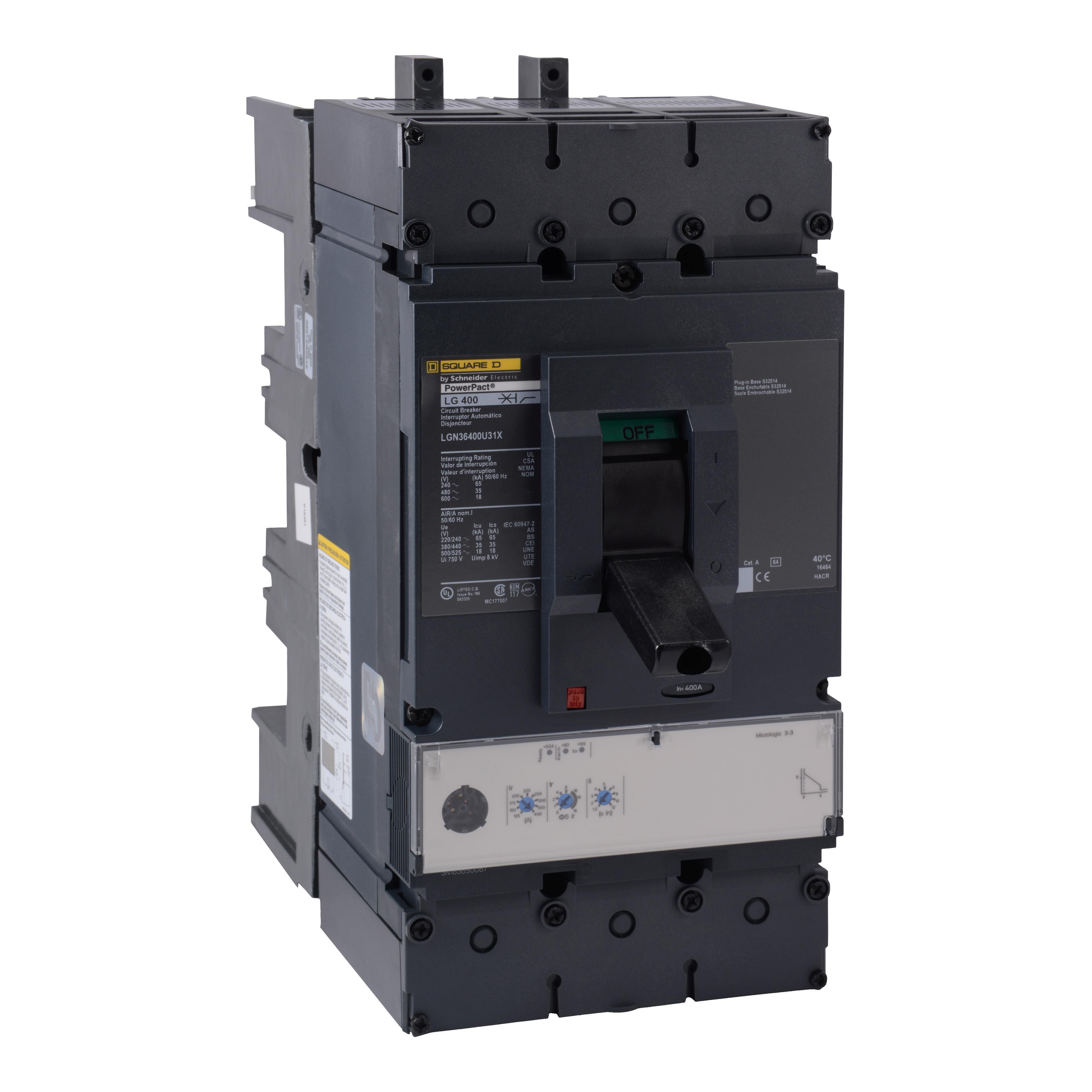 Square D™ LGN36400CU31X Molded Case Circuit Breakers