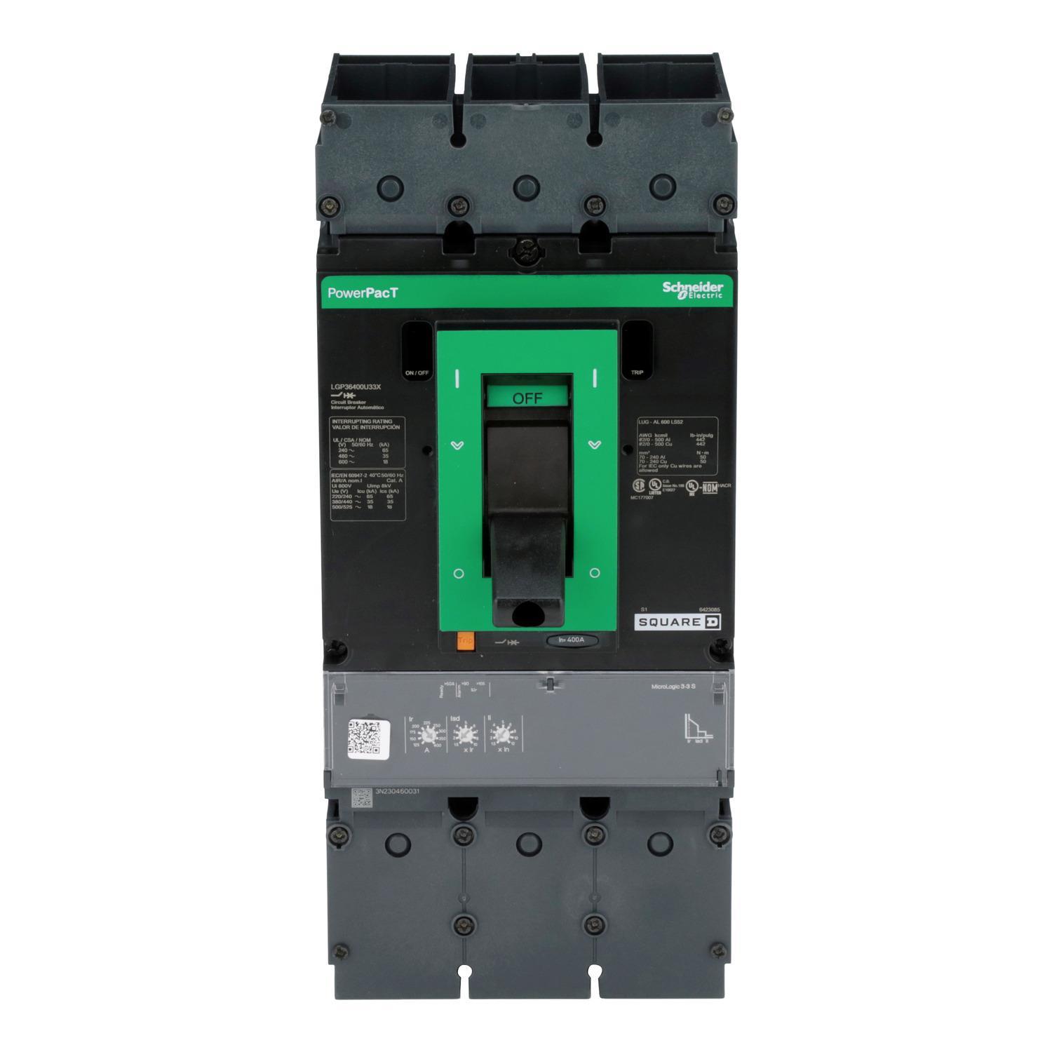 Square D™ LGP36400U33X Molded Case Circuit Breakers