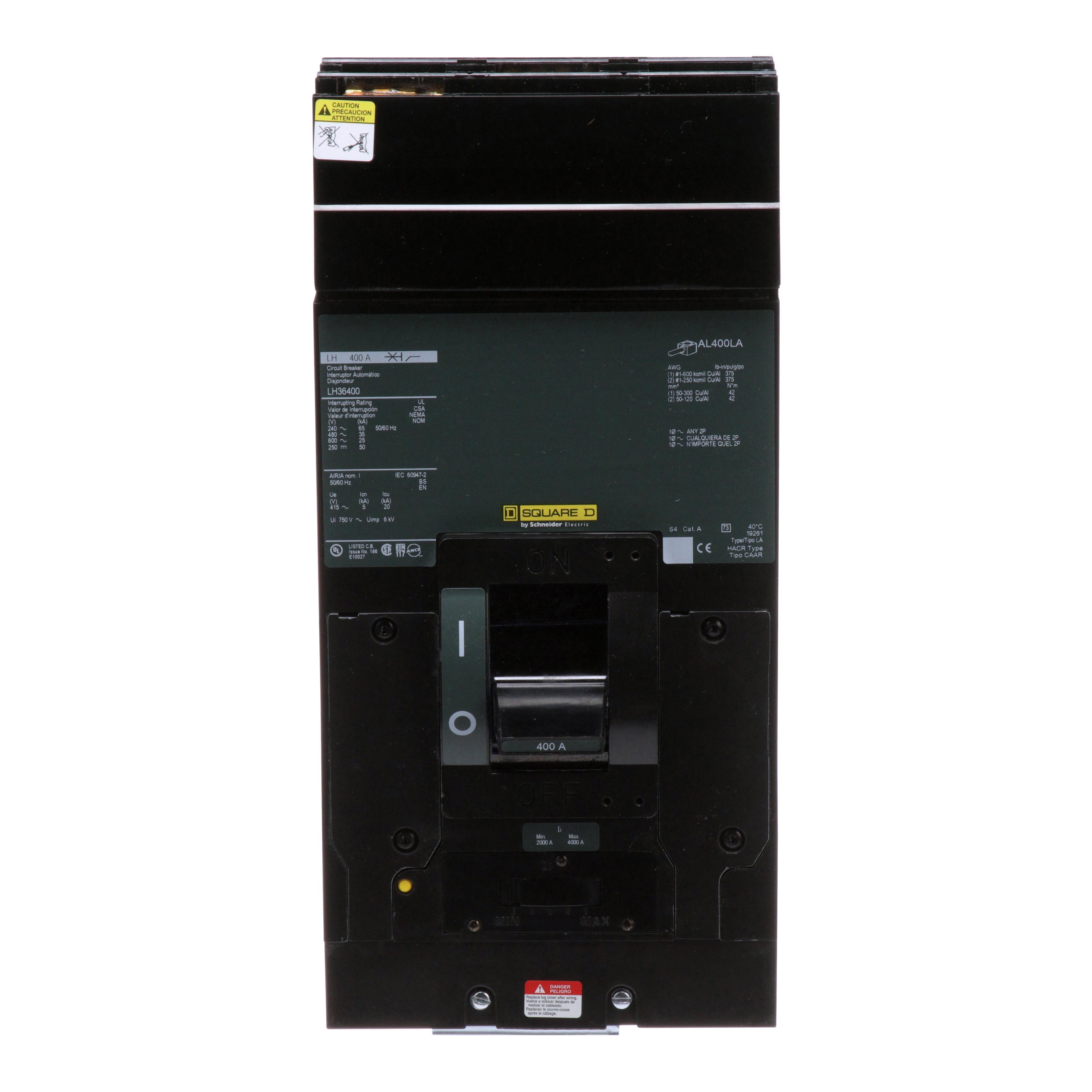 Square D™ LH36400 Molded Case Circuit Breakers