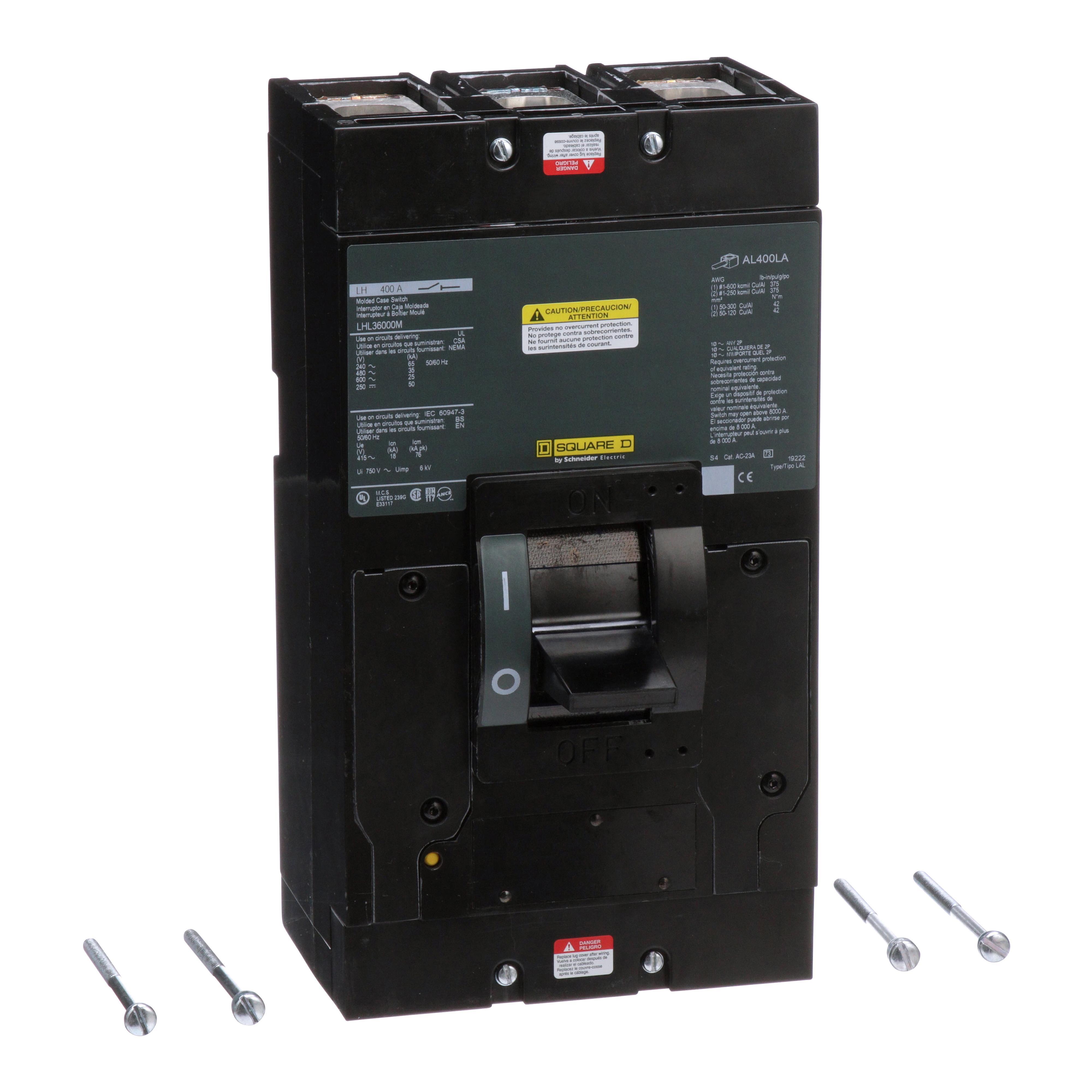 Square D™ LHL36000M Molded Case Circuit Breakers