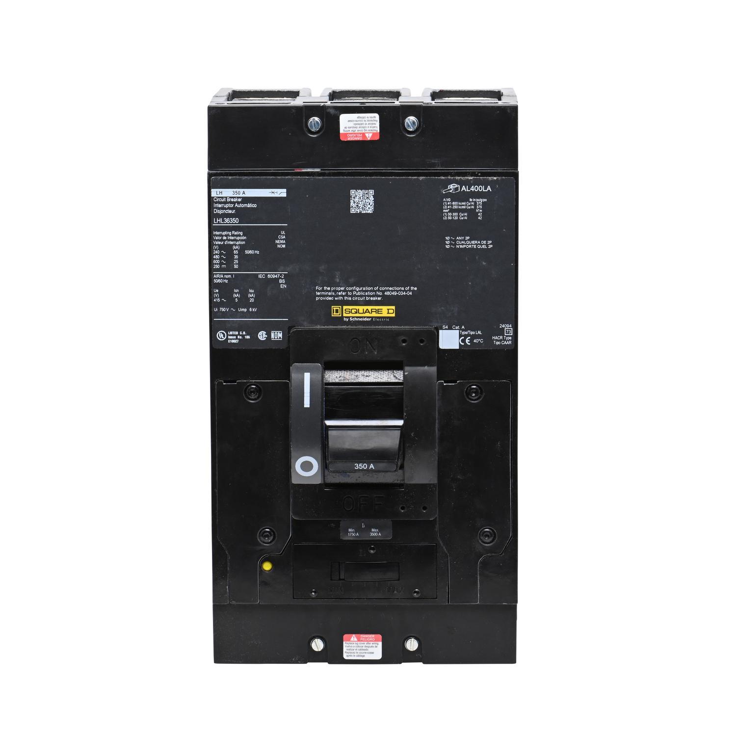 Square D™ LHL36350 Molded Case Circuit Breakers