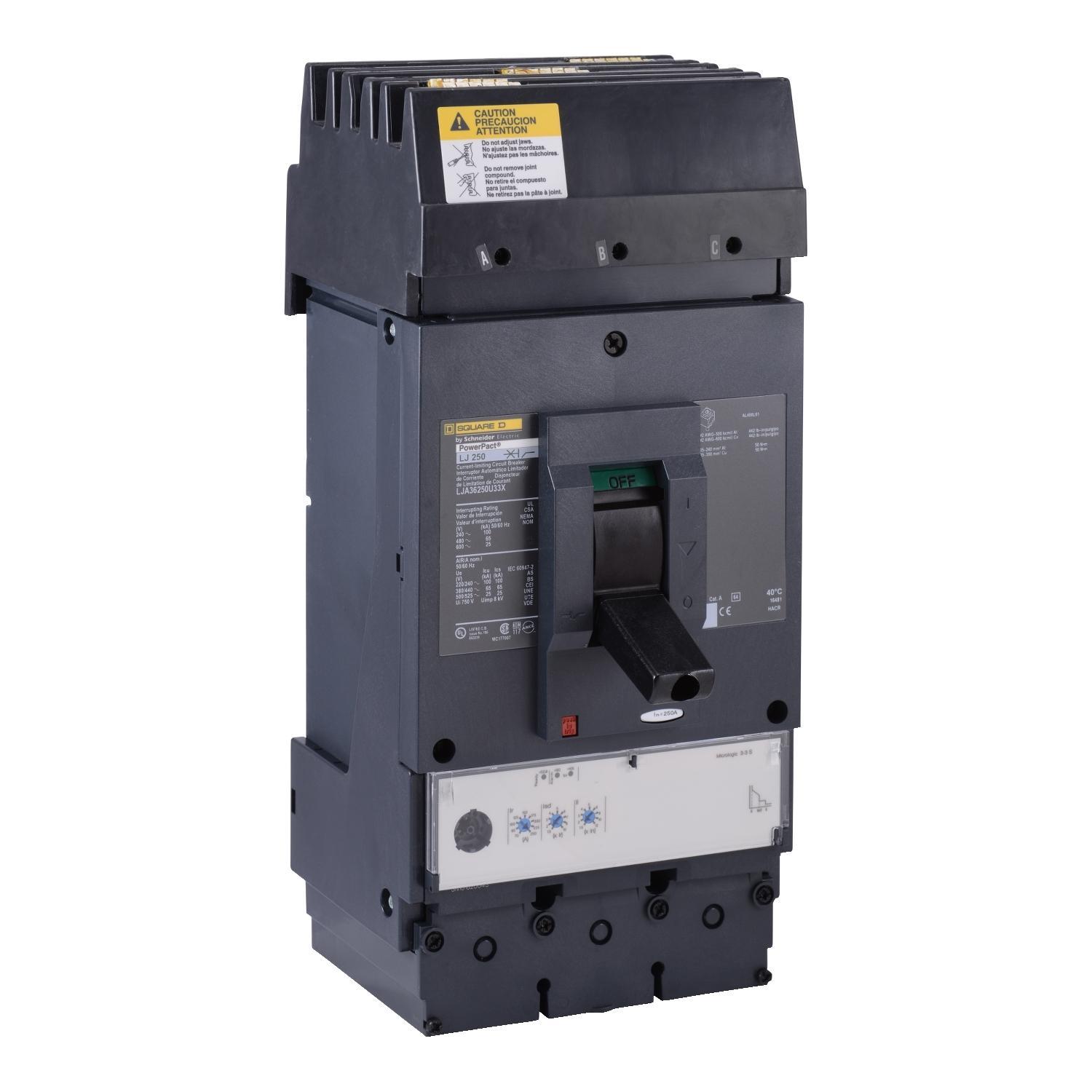 Square D™ LJA36250CU33X Molded Case Circuit Breakers